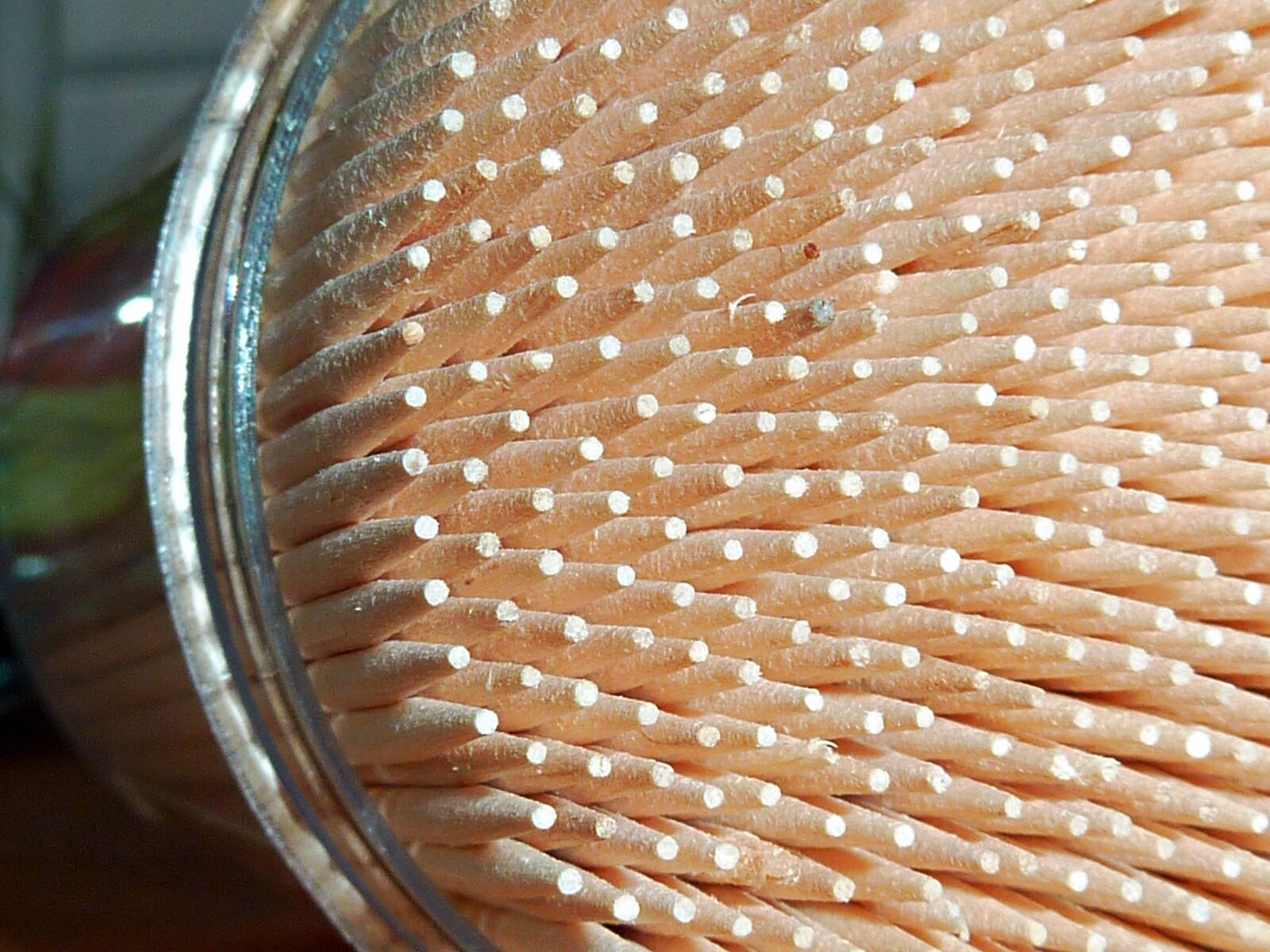 Panasonic DMC-TZ7 sample photo. Toothpick, wood, dental hygiene photography