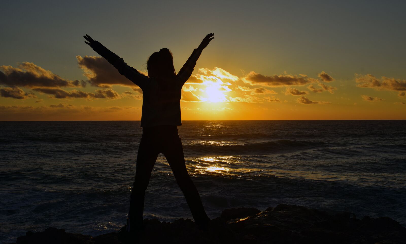 Nikon D3300 sample photo. Girl, sunset, silhouette photography