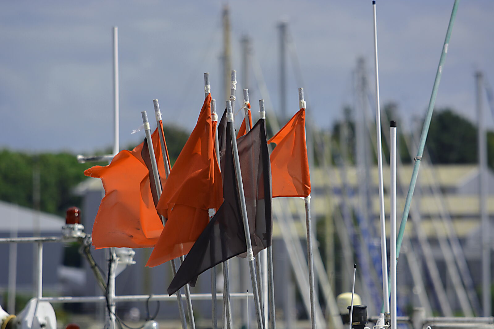 Nikon D5200 sample photo. Balises, bouees, couleurs, drapeaux photography