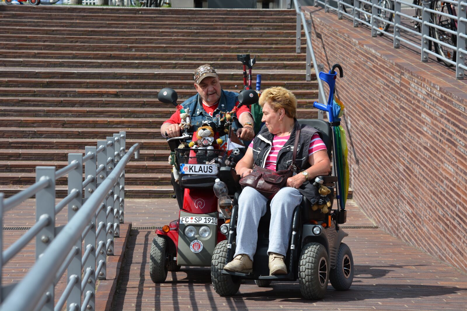 Nikon D7100 sample photo. Hamburg, st pauli, wheelchair photography