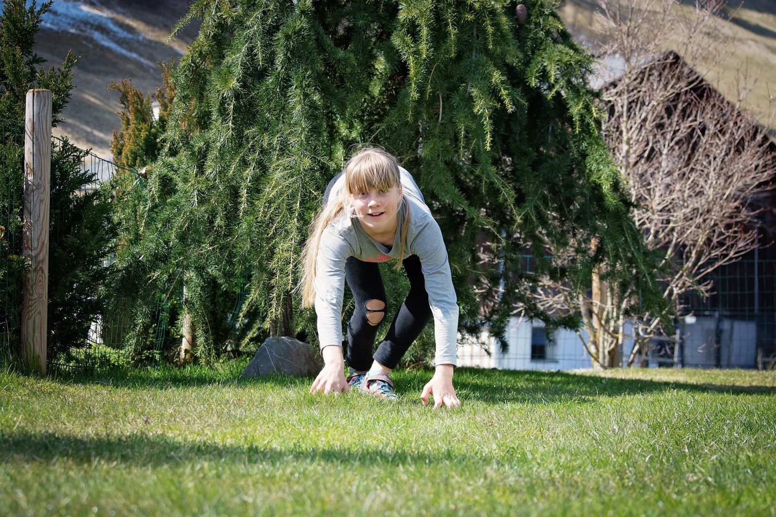 Nikon D7100 sample photo. Child, girl, garden photography