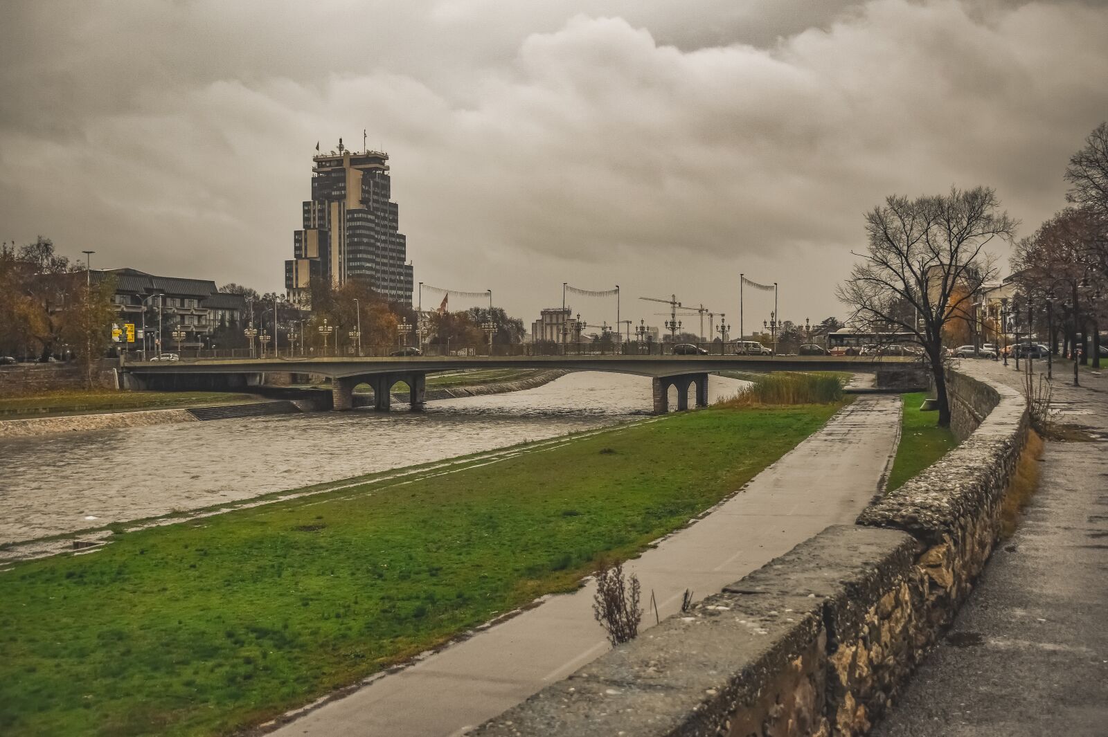 Nikon D3300 sample photo. Bridge, river, building photography