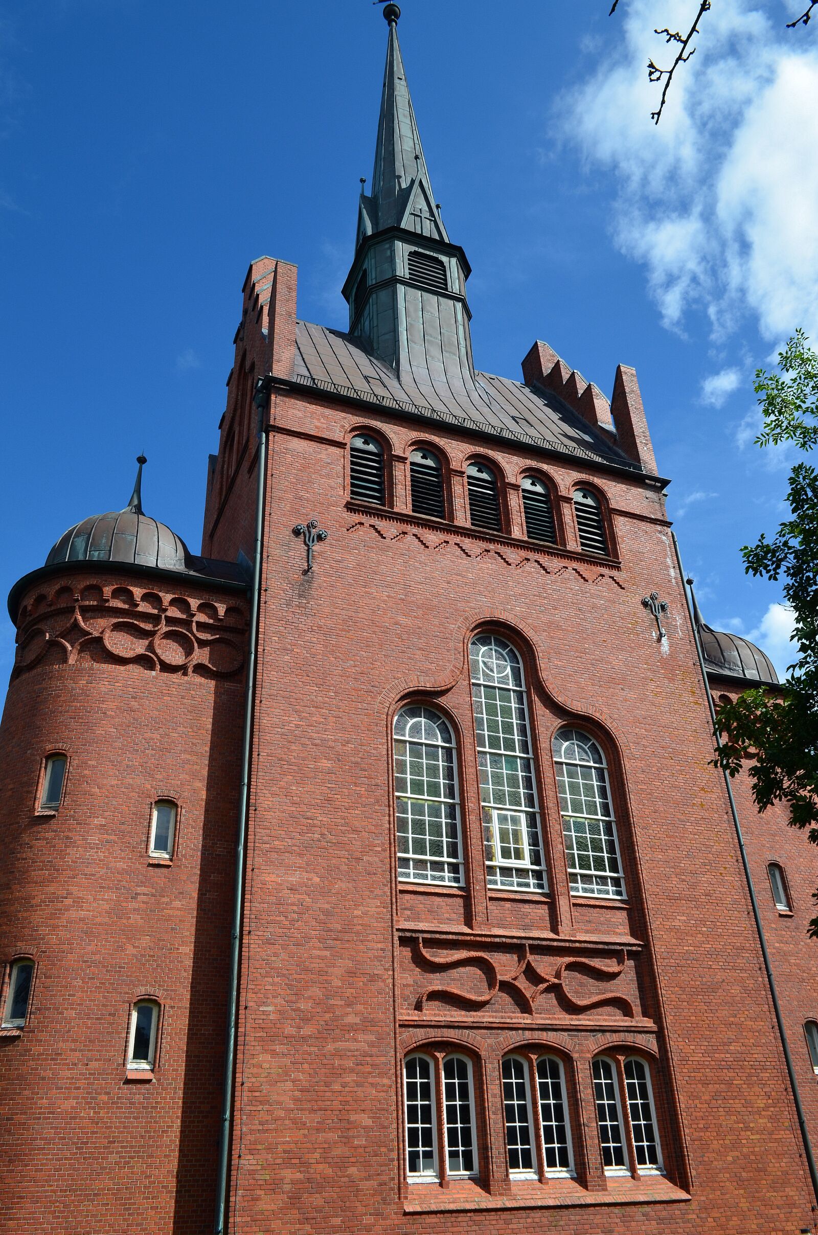 Nikon D5100 sample photo. Borkum, north sea, church photography