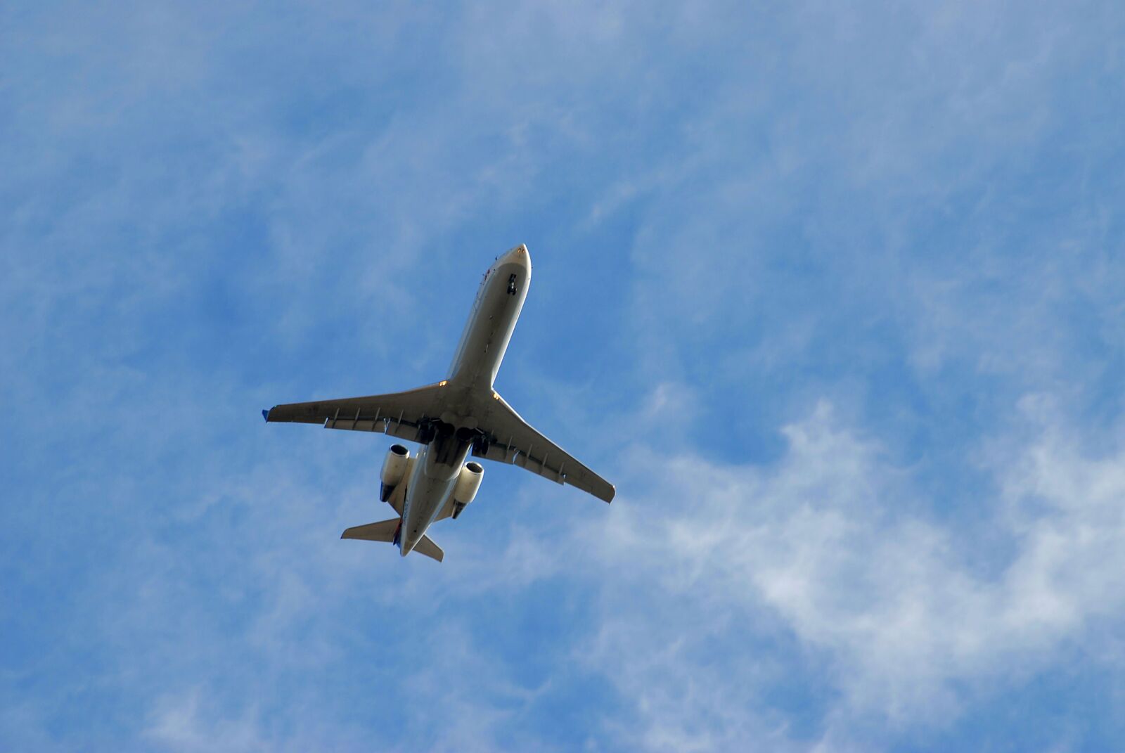 Nikon D200 sample photo. Commercial jet, aircraft, flying photography