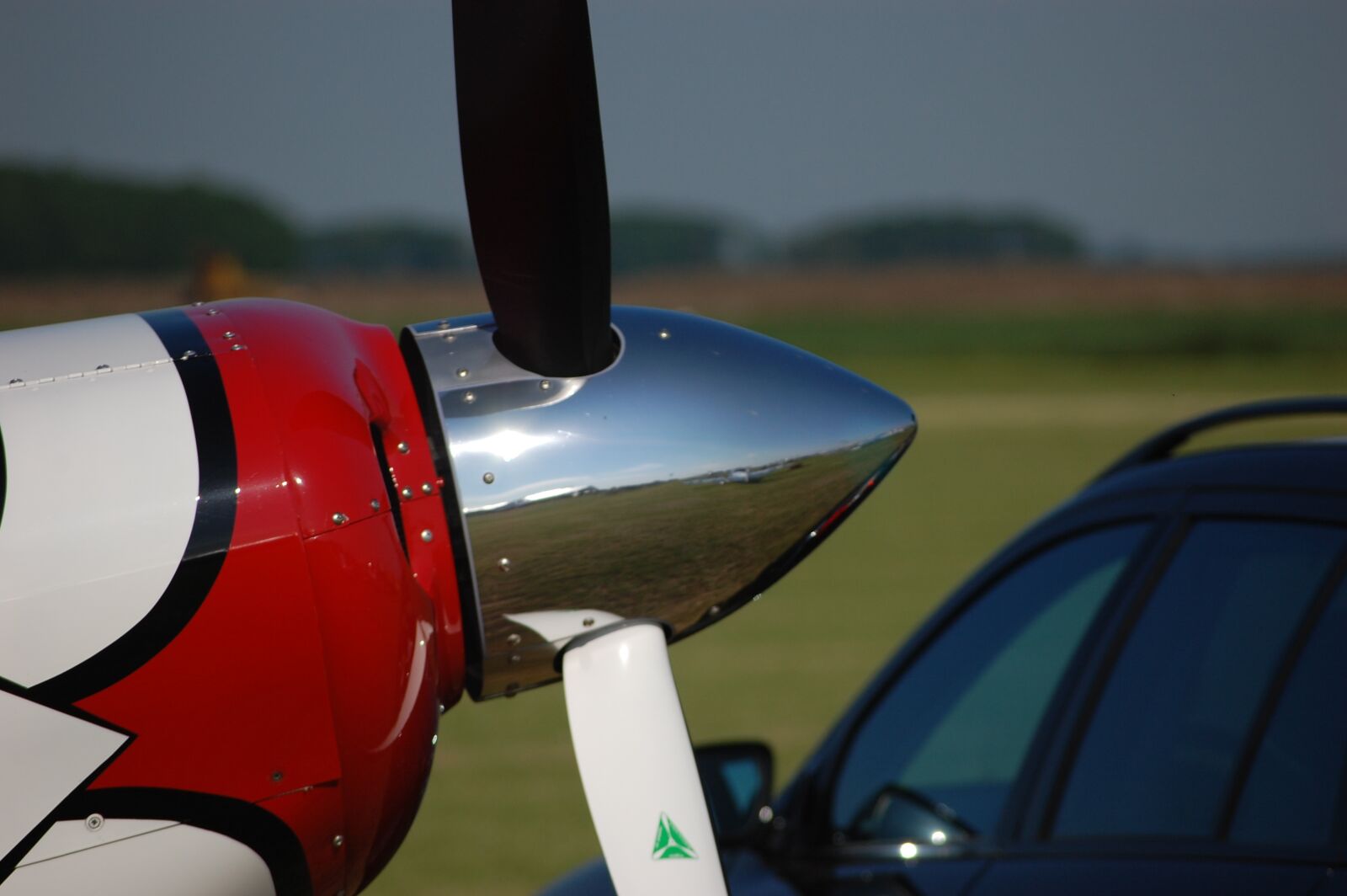 Nikon D40 sample photo. Aircraft, spinner, propeller photography