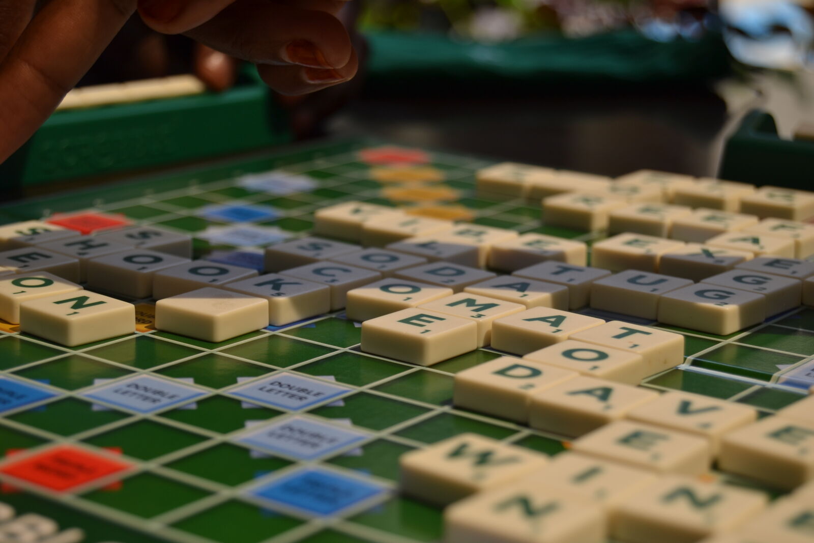 Nikon D3100 sample photo. Scrabble photography