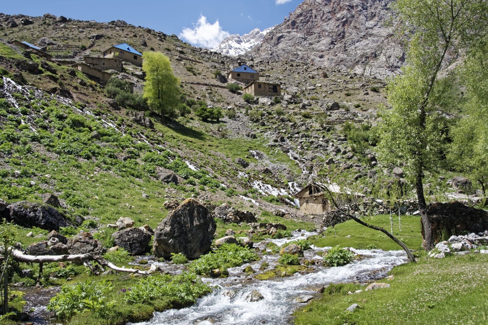 Nikon D500 sample photo. Tajikistan, bergdorf, village photography