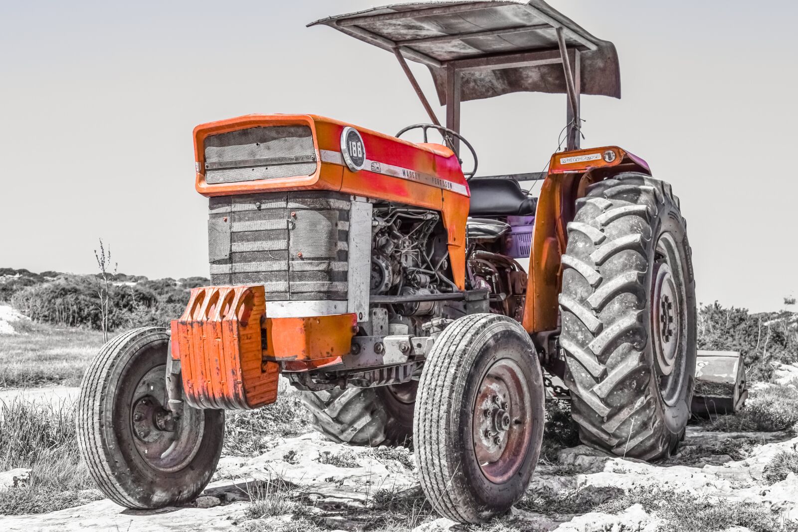 Nikon D3300 sample photo. Tractor, farm, agriculture photography