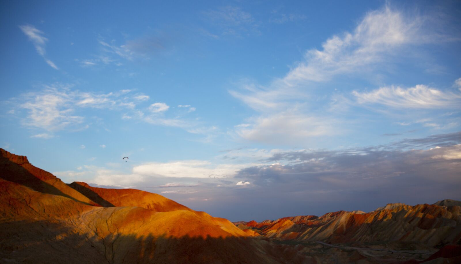 Canon EF 24-70mm F2.8L II USM sample photo. Danxia, blue sky, white photography