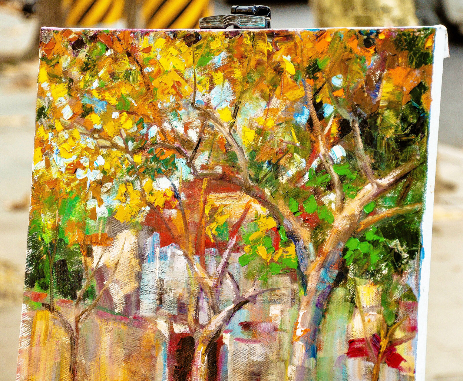 Nikon D90 sample photo. Artist, landscape, painting, street photography