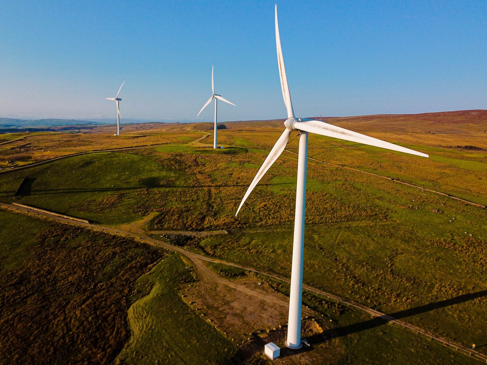 DJI FC7203 sample photo. Windfarm, energy, wind photography