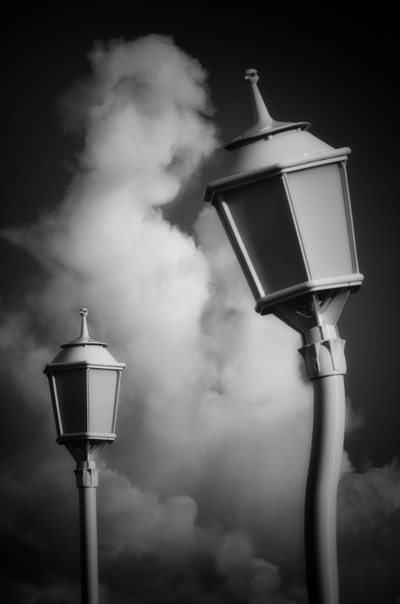 Nikon D7000 sample photo. Street lamp, clouds, sky photography