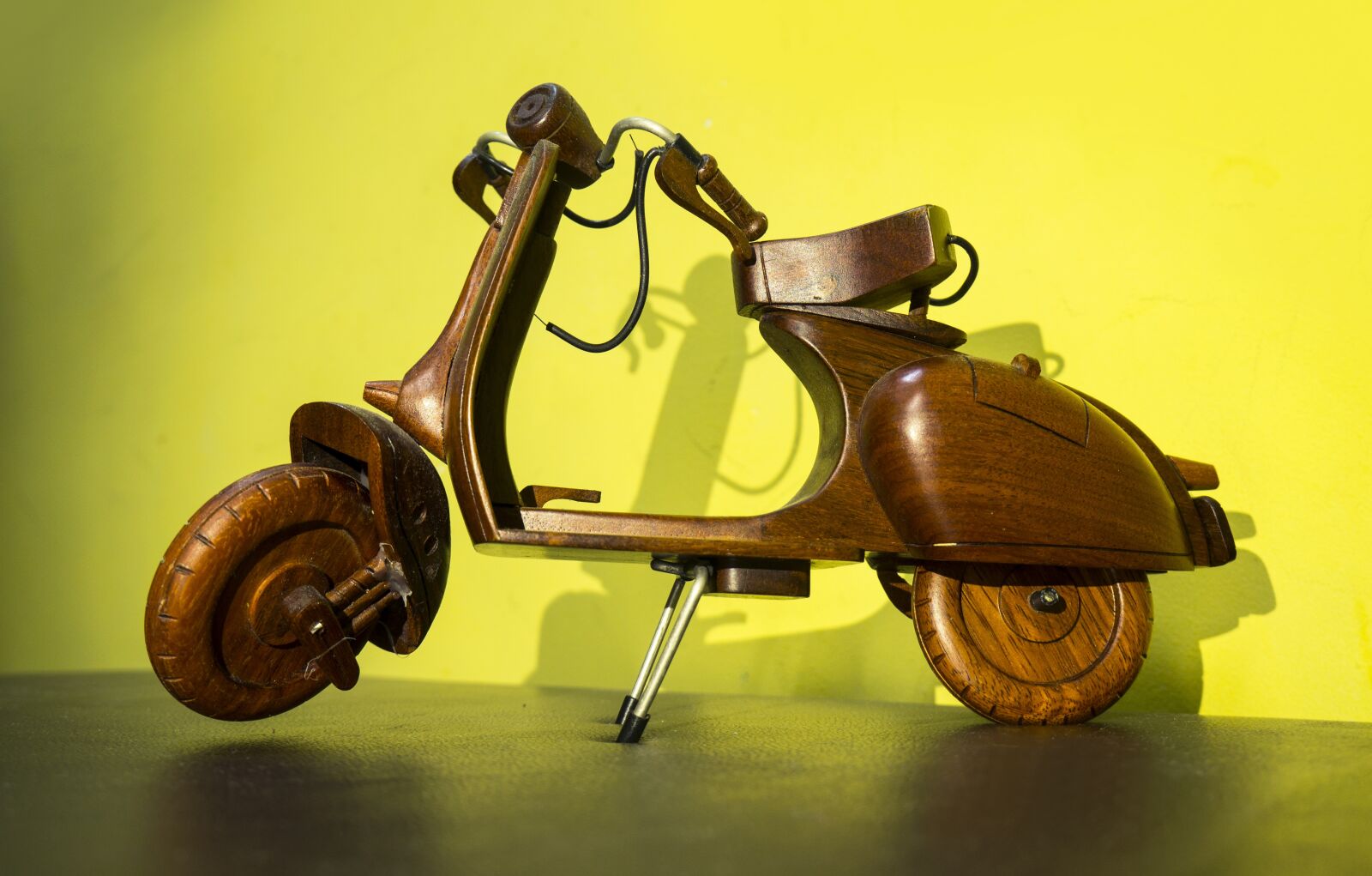 Sony Alpha NEX-F3 + Sony E 18-55mm F3.5-5.6 OSS sample photo. Fine art, vespa, wood photography