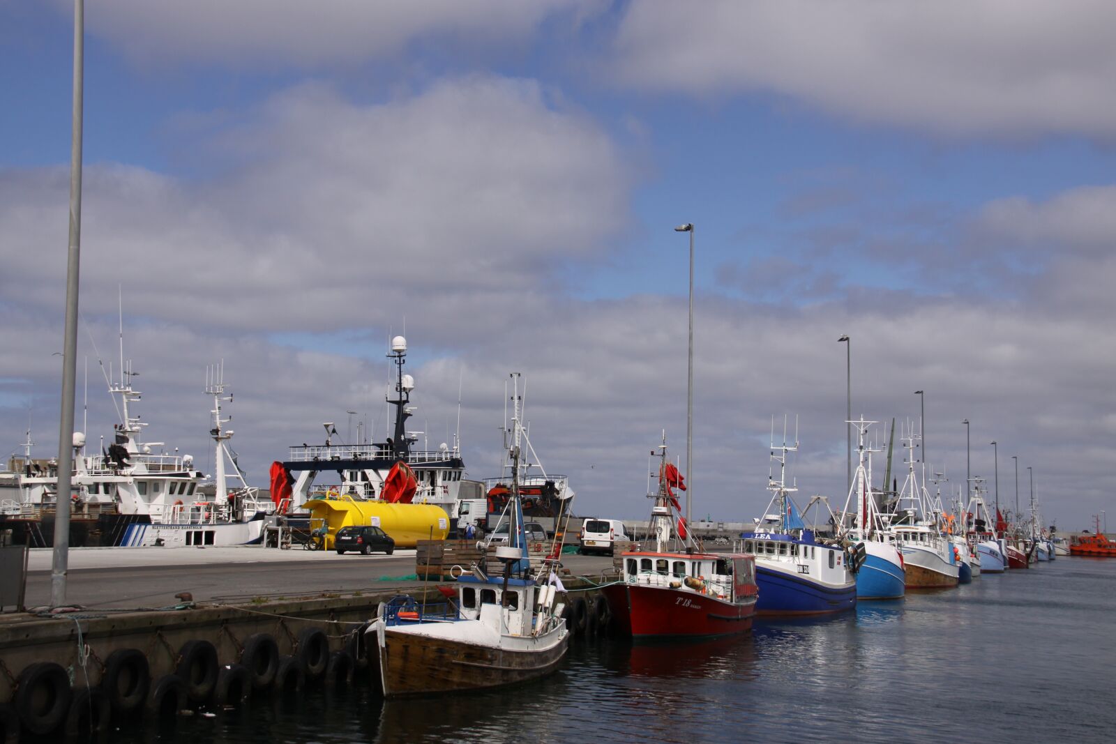 Canon EOS 50D sample photo. Hanstholm, harbour, jutland photography