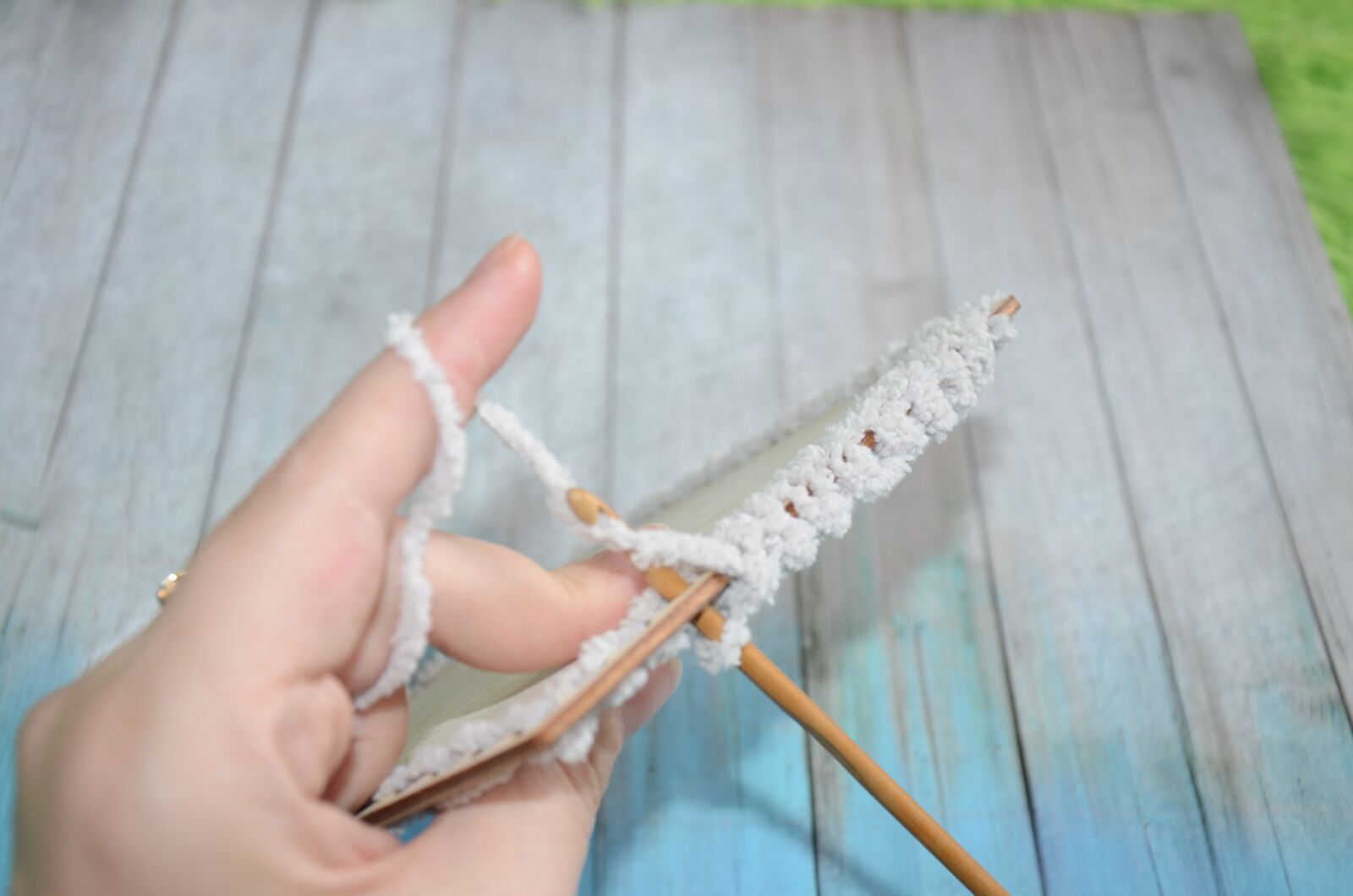 Nikon D7000 sample photo. Baby's bootees, knitting, yarn photography