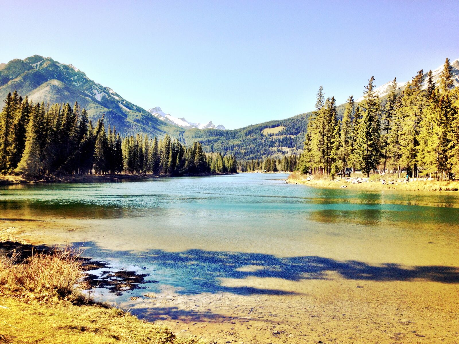 Apple iPhone 4S sample photo. Calm, waters, lake, mountain photography