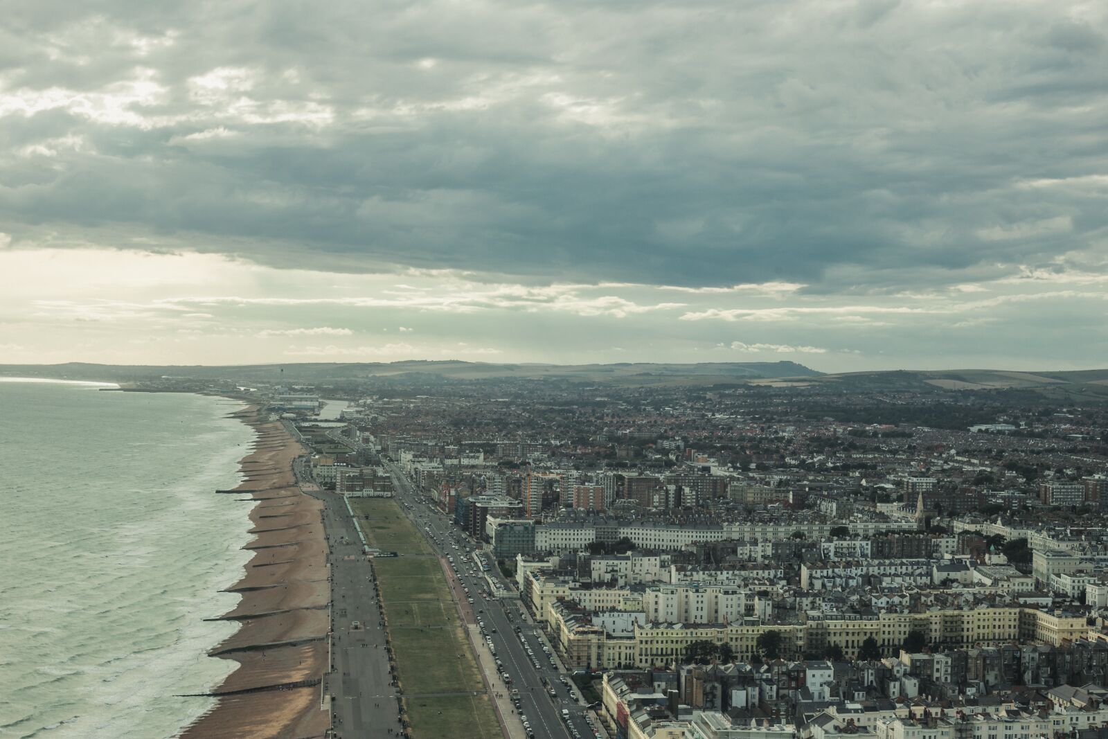 Canon EF 50mm F1.8 II sample photo. Brighton, aerial, england photography