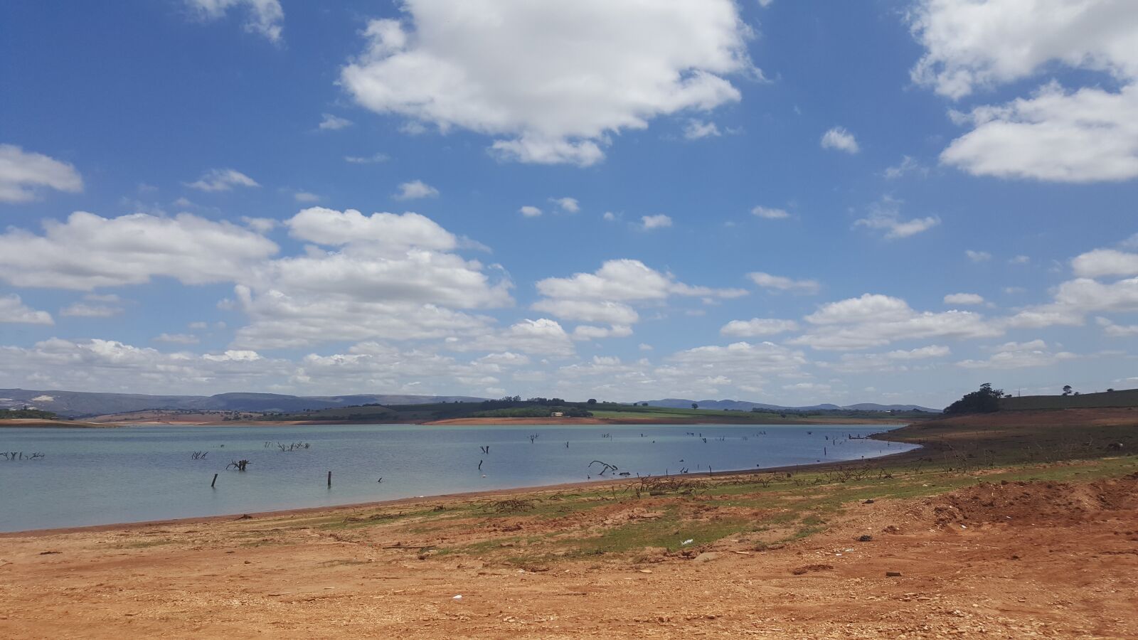 Samsung Galaxy S6 sample photo. Sky, pond, blue photography