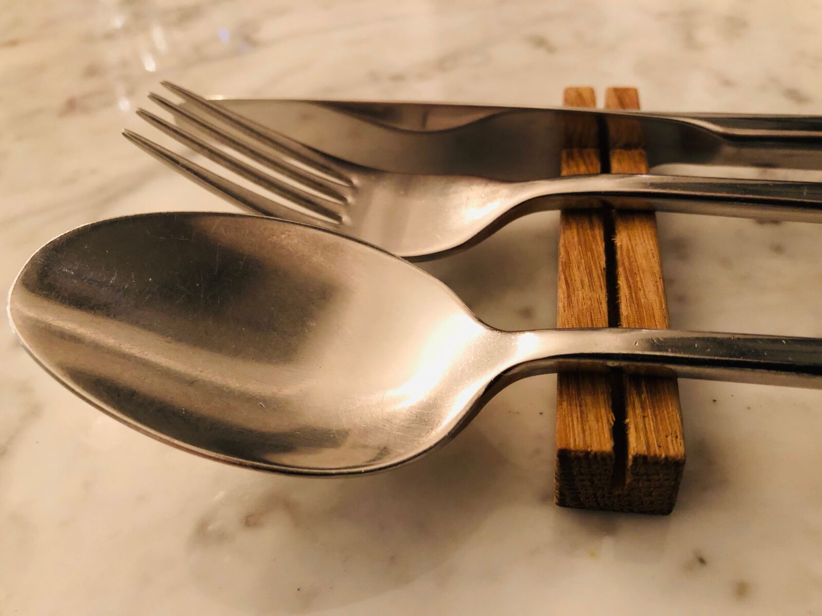 iPhone X back dual camera 4mm f/1.8 sample photo. Cutlery, spoon, fork photography