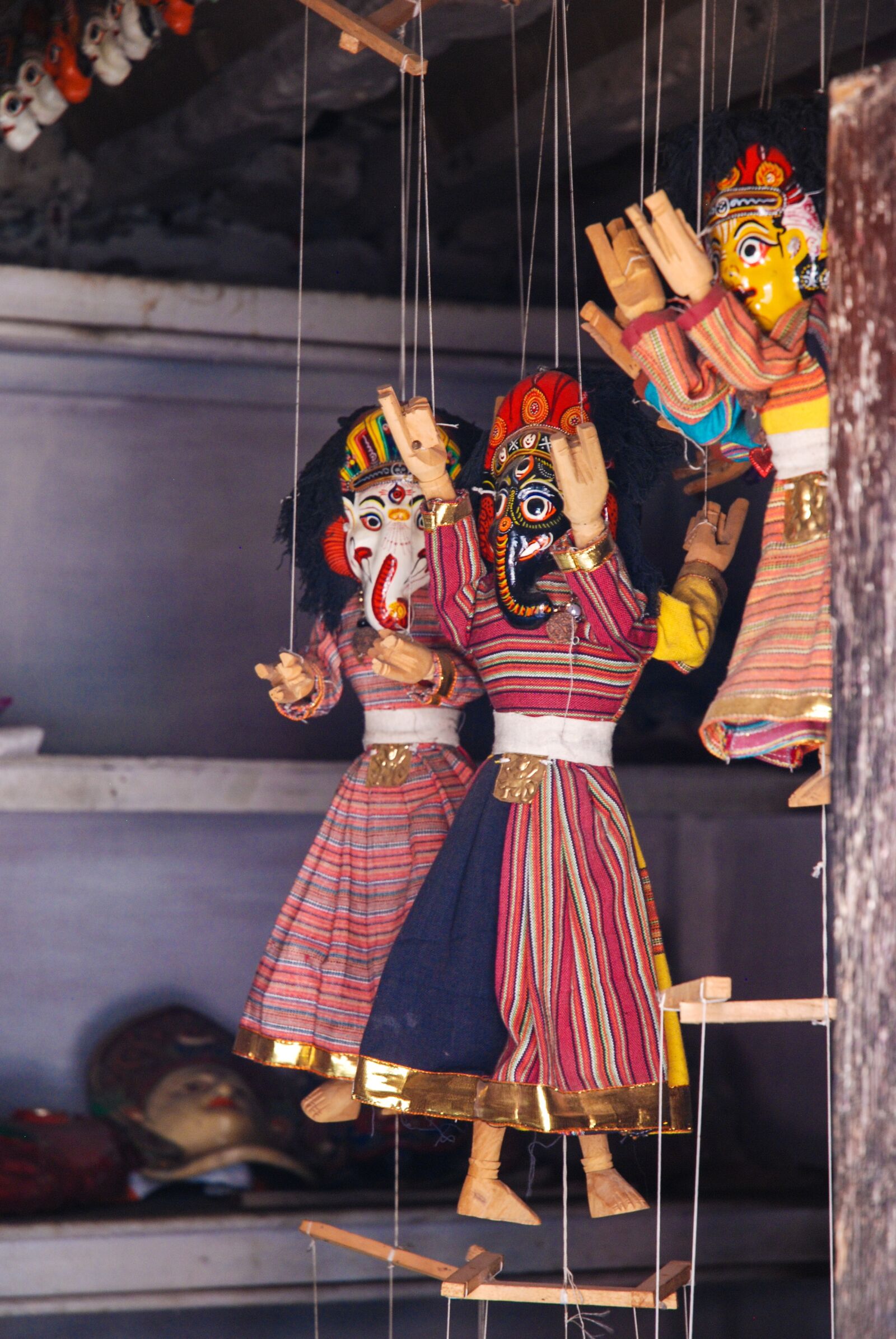 Nikon D80 sample photo. Nepal, puppets, kathmandu photography