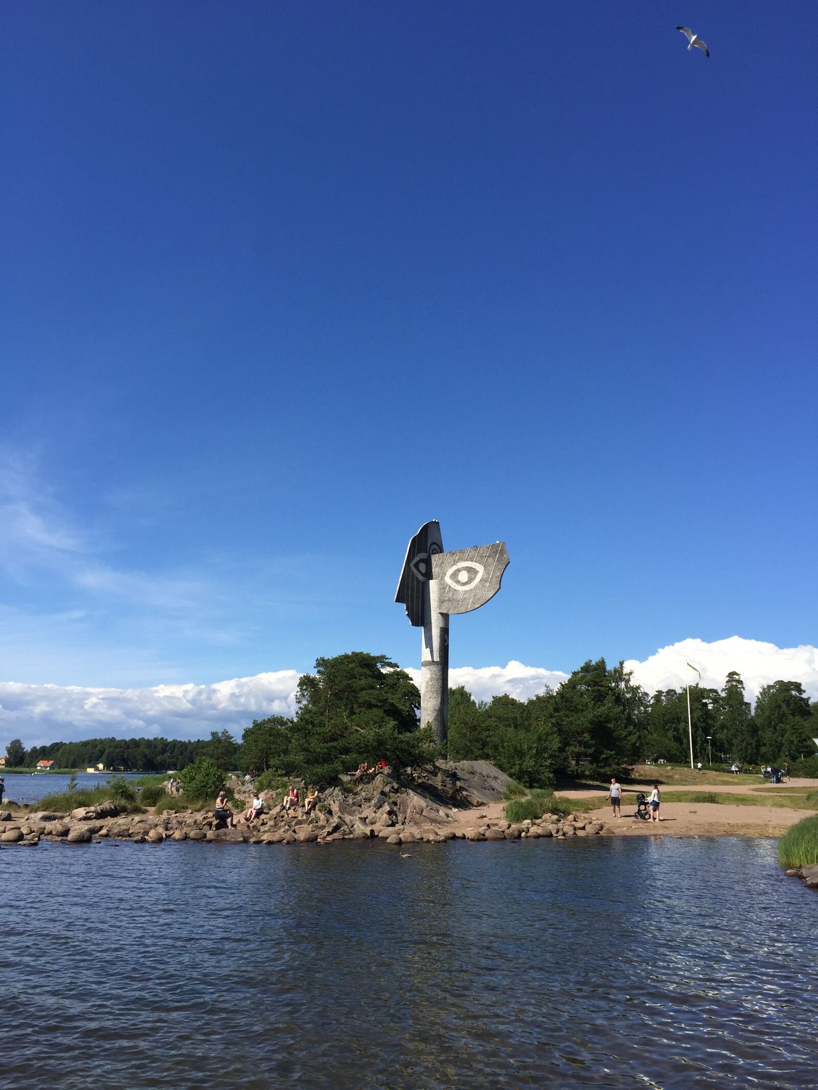 Apple iPhone 6 sample photo. Kristinehamn, picasso sculpture, sweden photography