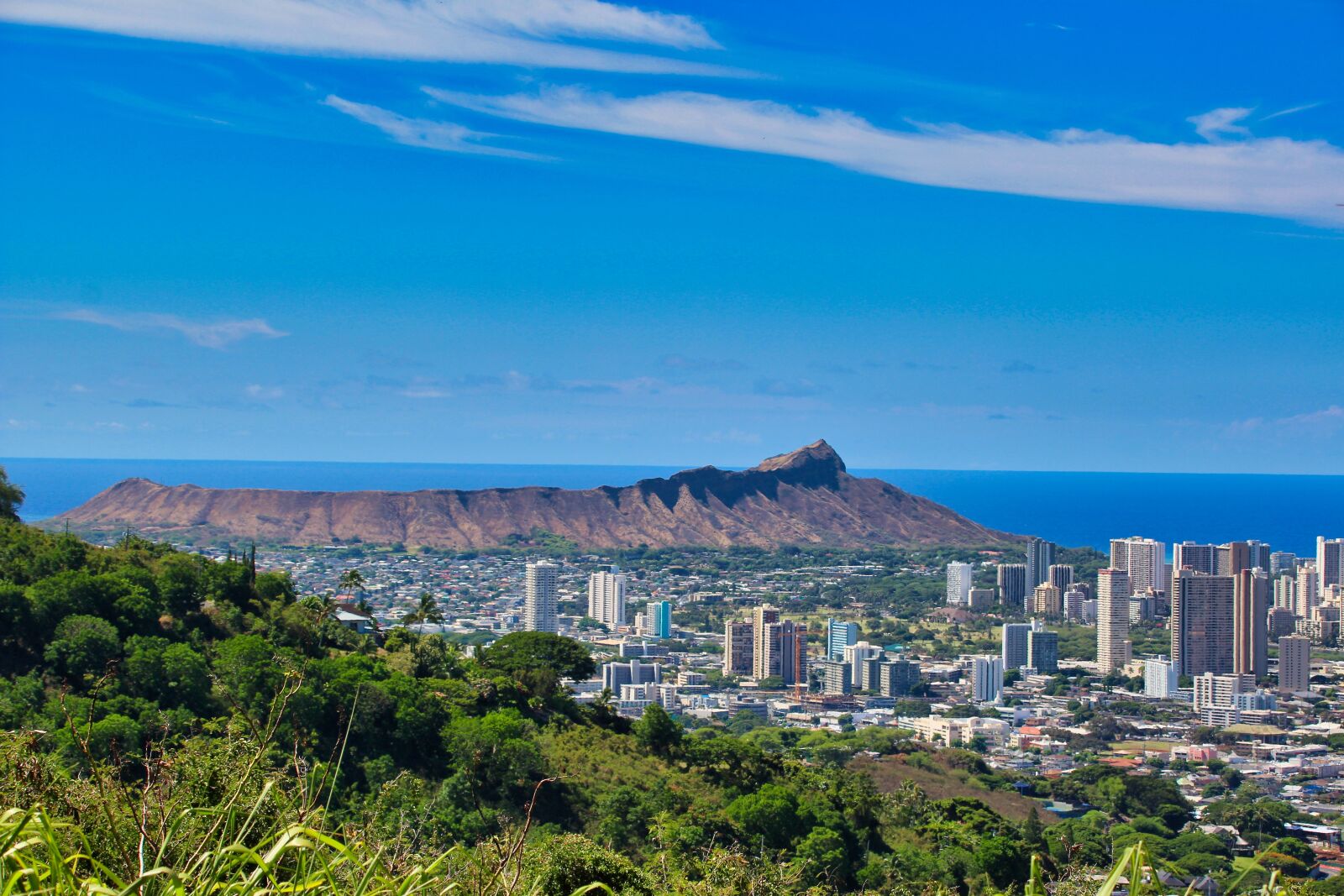 Canon EOS 1200D (EOS Rebel T5 / EOS Kiss X70 / EOS Hi) sample photo. Diamond head, volcano, crater photography