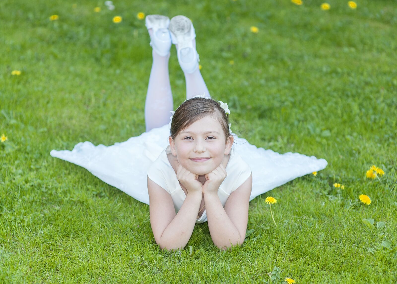 Nikon D700 sample photo. Child, portrait, grass photography