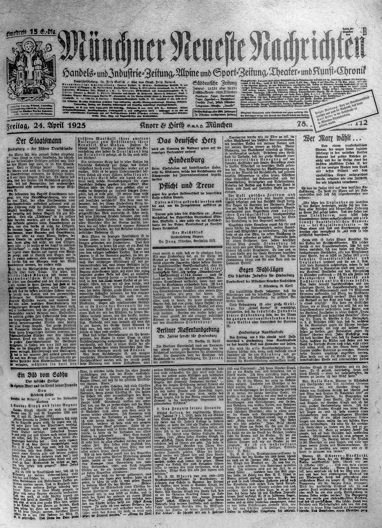 Sony a6300 + Sigma 30mm F2.8 EX DN sample photo. Newspaper, old, 1925 photography
