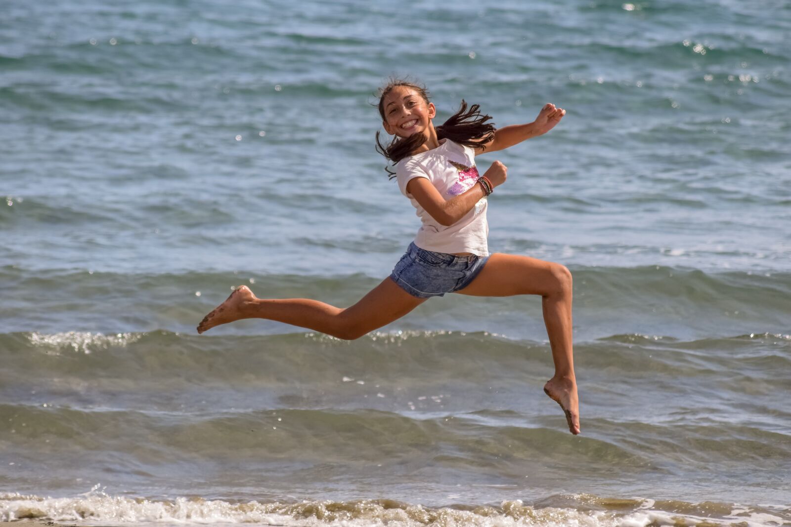 Nikon D3300 sample photo. Girl, jumping, outdoor photography