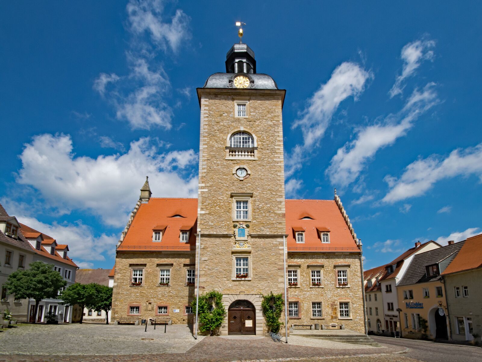 Nikon D5300 sample photo. Old town hall, querfurt photography