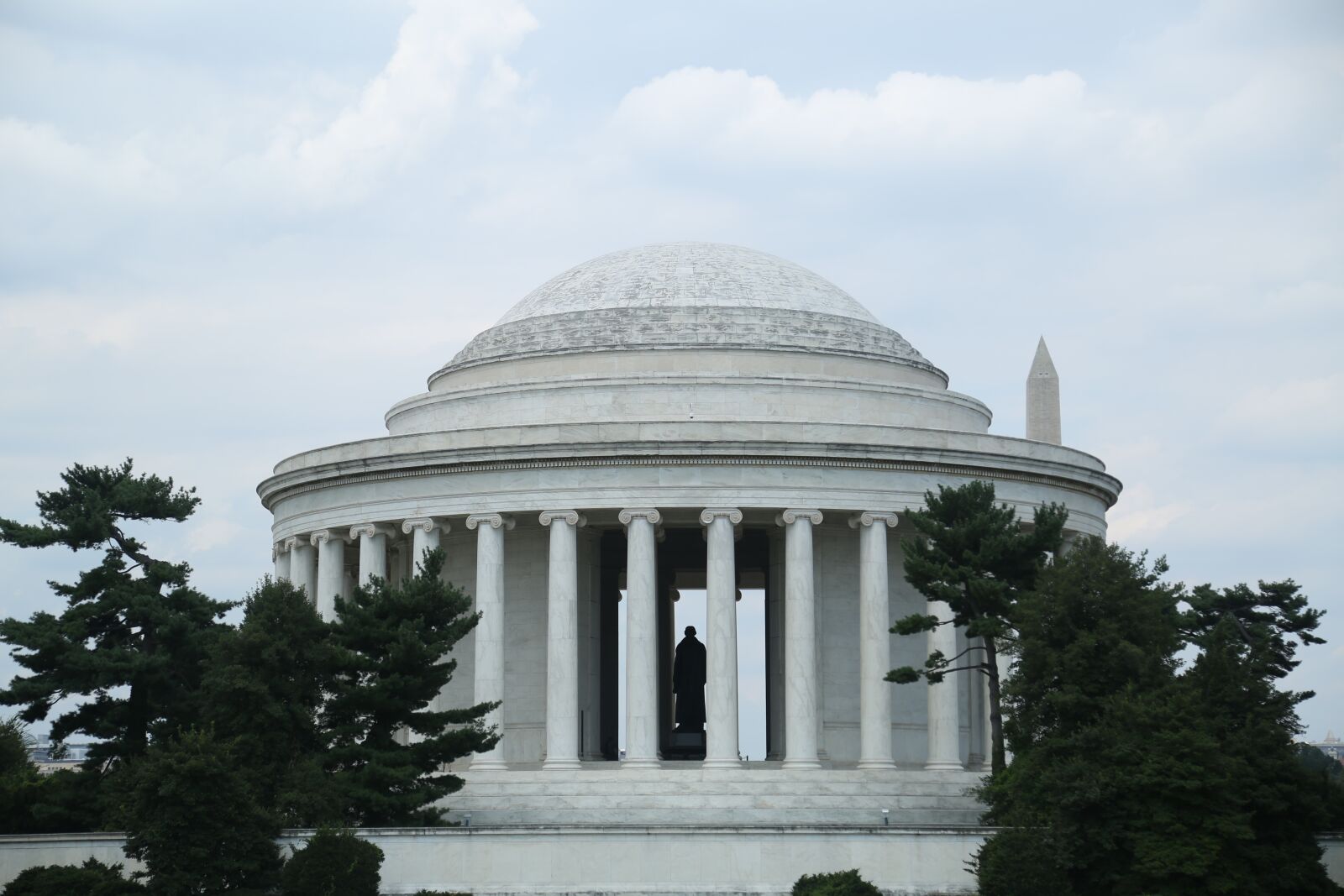 Canon EF 24-105mm F4L IS USM sample photo. Jefferson monument, washington dc photography