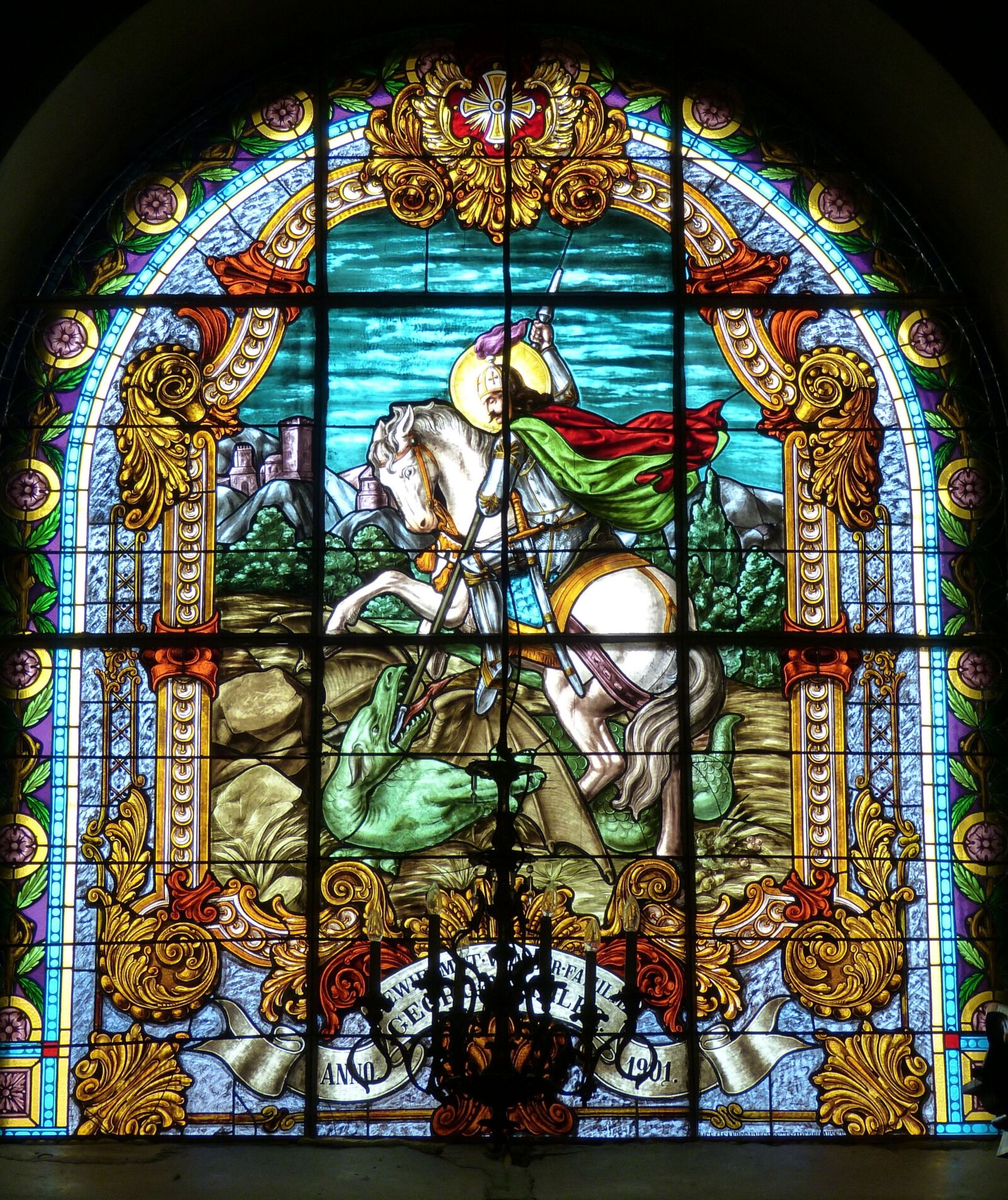 Panasonic Lumix DMC-FZ150 sample photo. Window, church window, georg photography