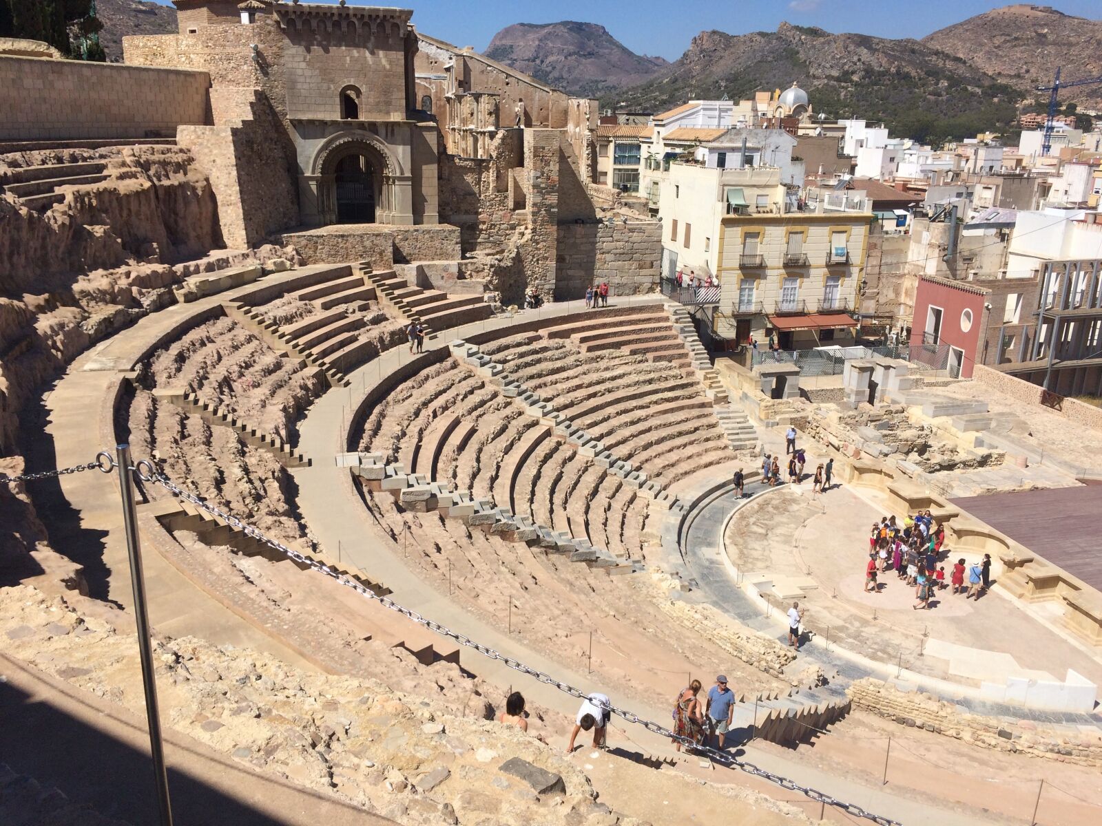 iPhone 5s back camera 4.15mm f/2.2 sample photo. Cartagena, roman theatre, cartagena photography
