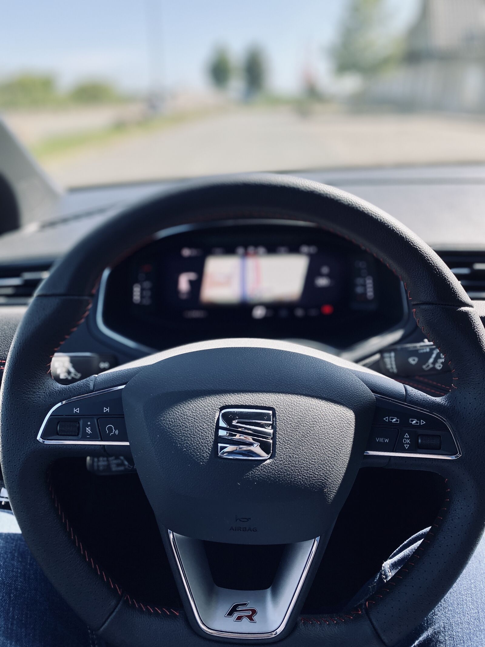 Apple iPhone 11 Pro sample photo. Seat ibiza, fr, steering photography