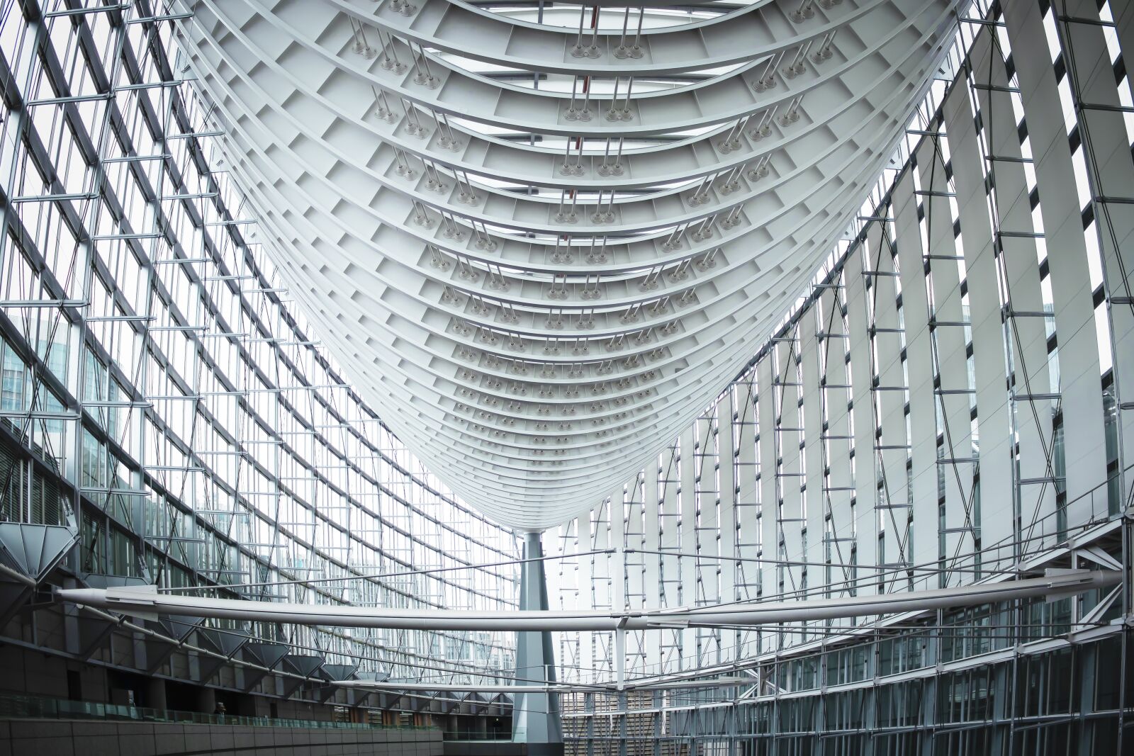 Canon EF-S 24mm F2.8 STM sample photo. Building, modern architecture, tokyo photography