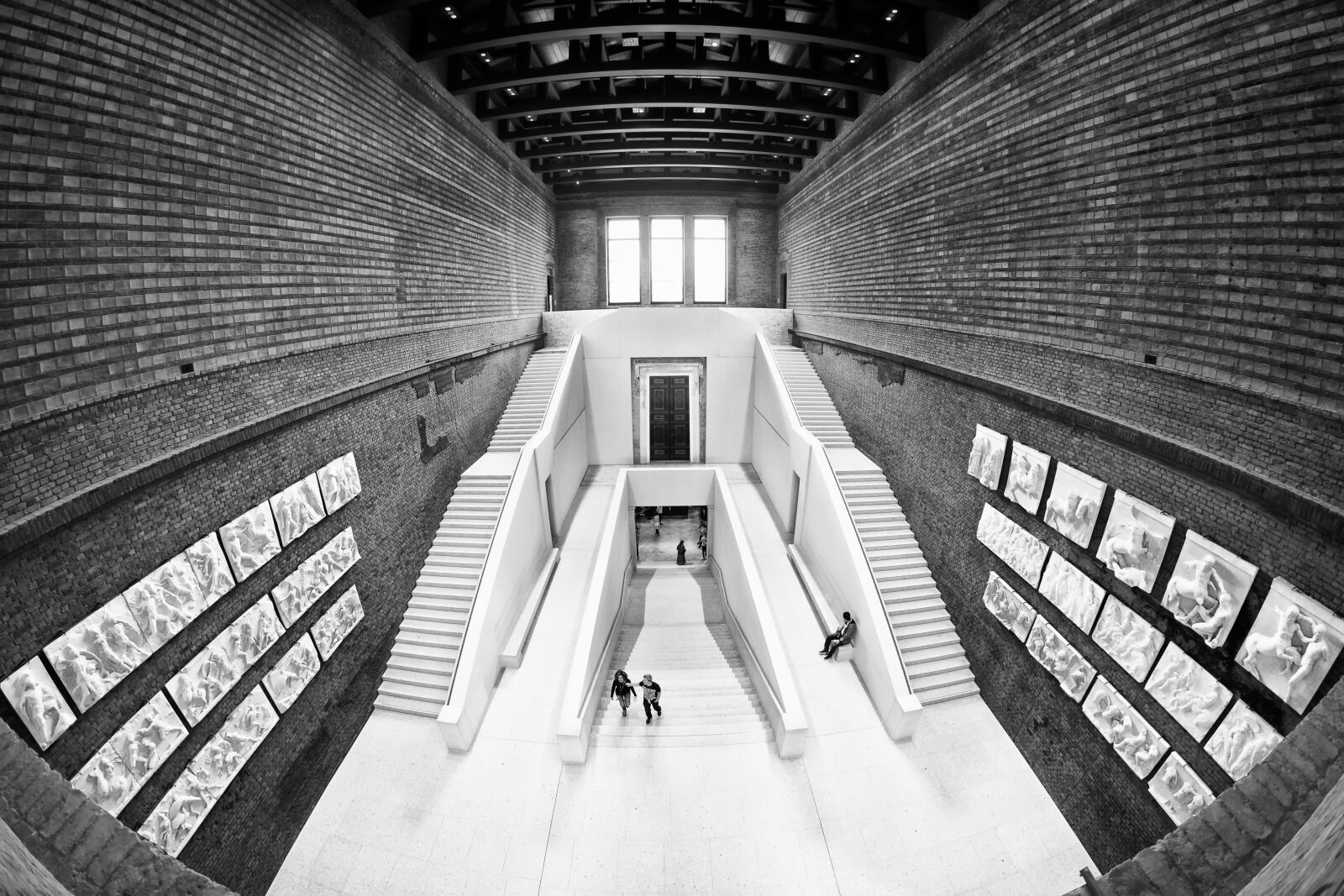 Nikon D3X sample photo. New museum, berlin, chipperfield photography