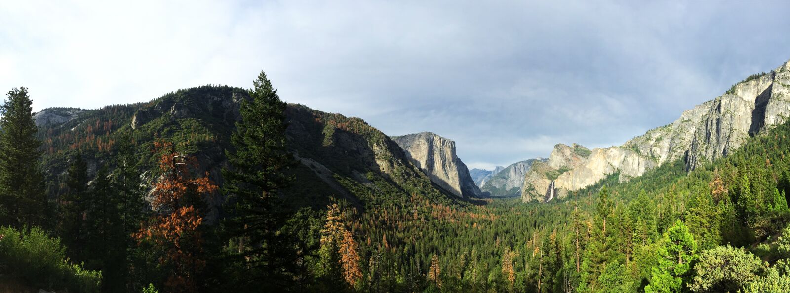 Apple iPhone 6 sample photo. Yosemite, tunnel view, california photography