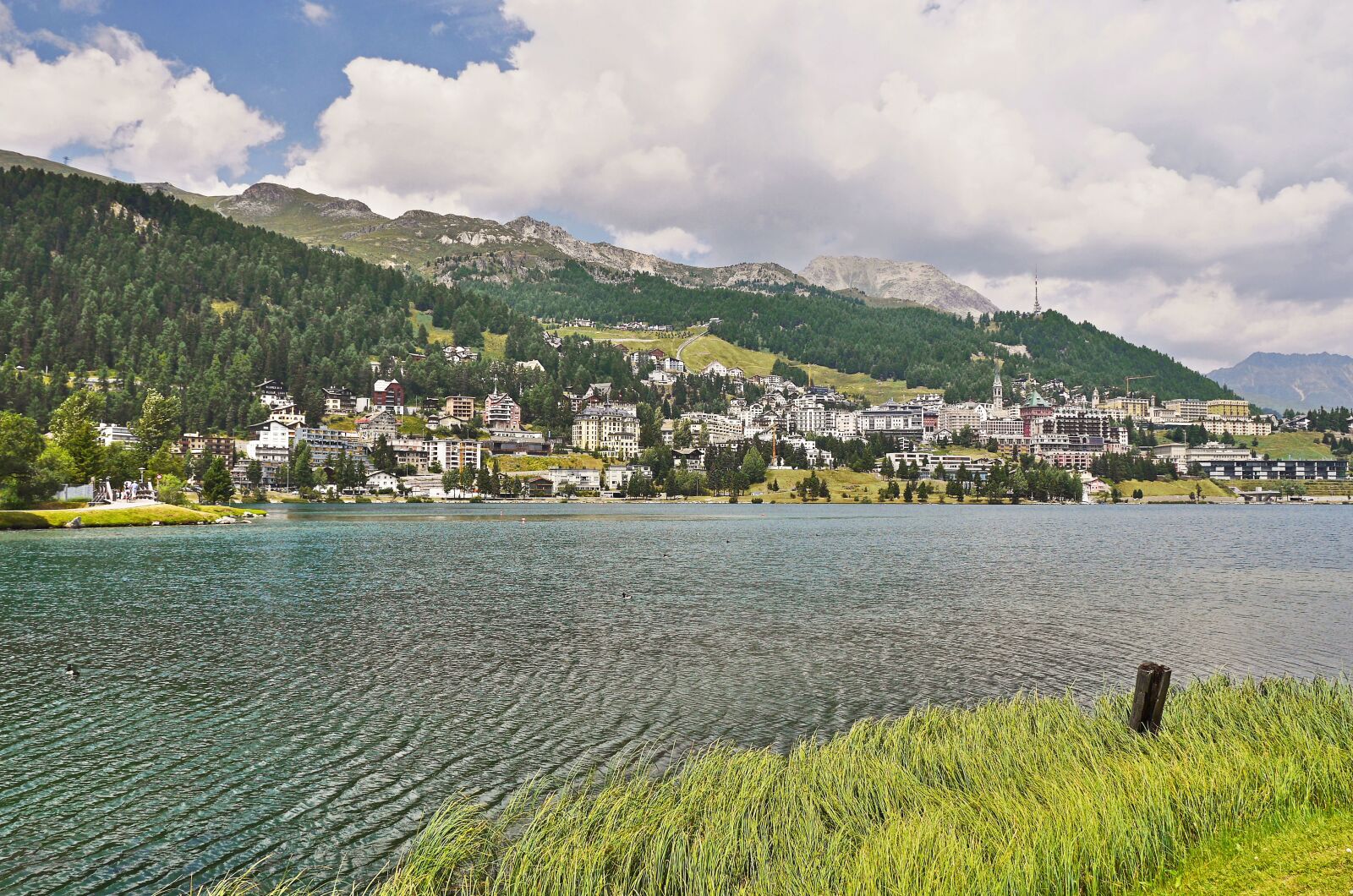 Panasonic Lumix DMC-GH3 sample photo. St moritz, panoramic, view photography