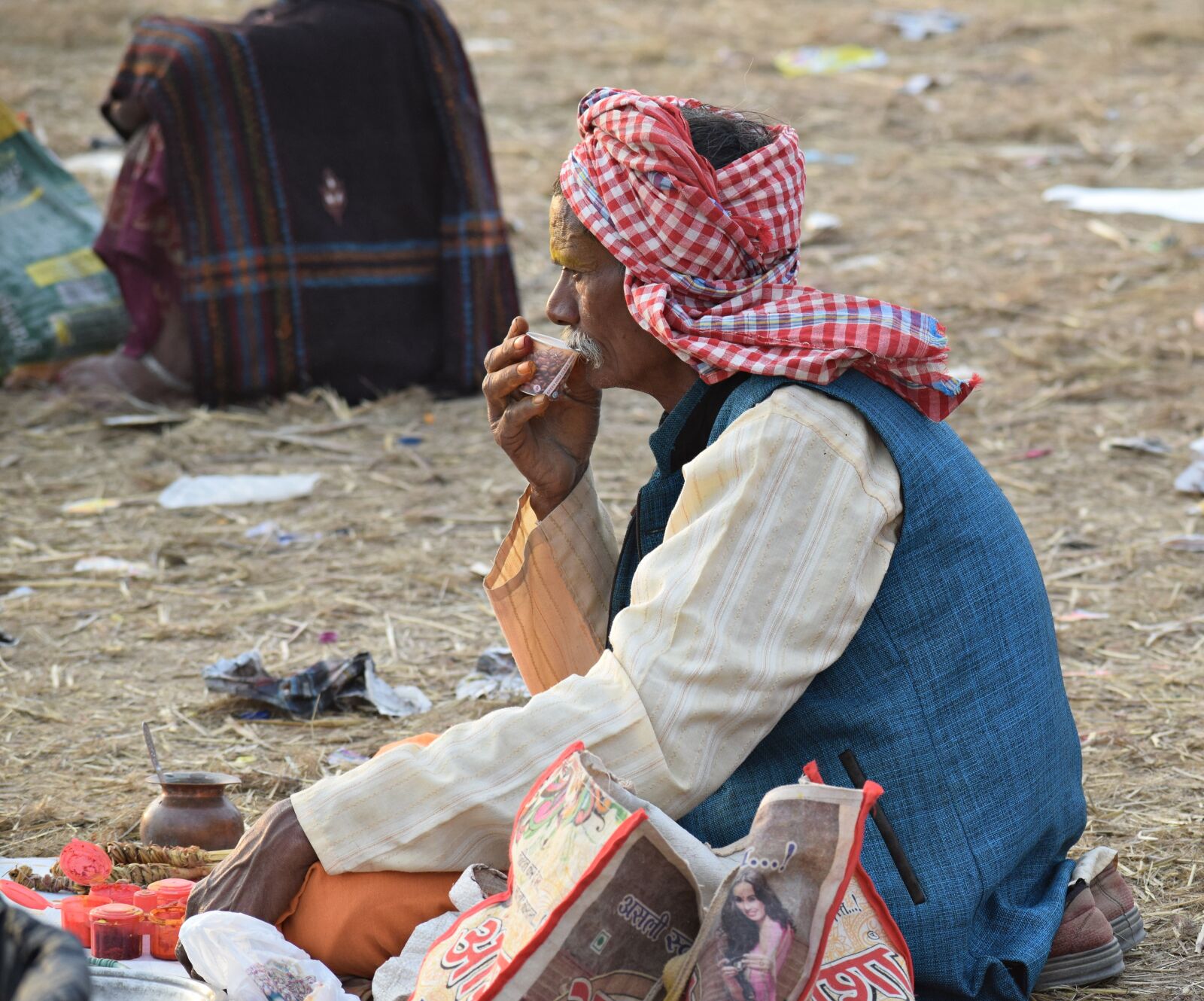 Nikon D3300 sample photo. Man, tea, drinking photography