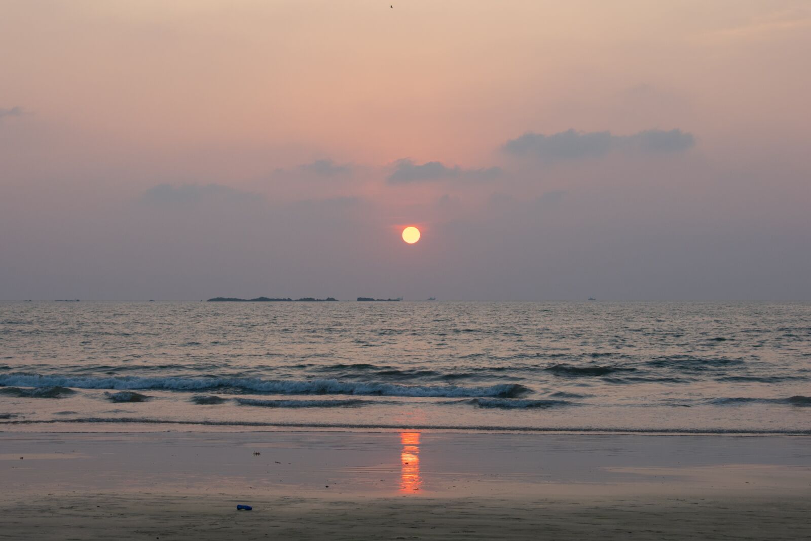 Nikon D3400 sample photo. Beach, ocean, sunset photography