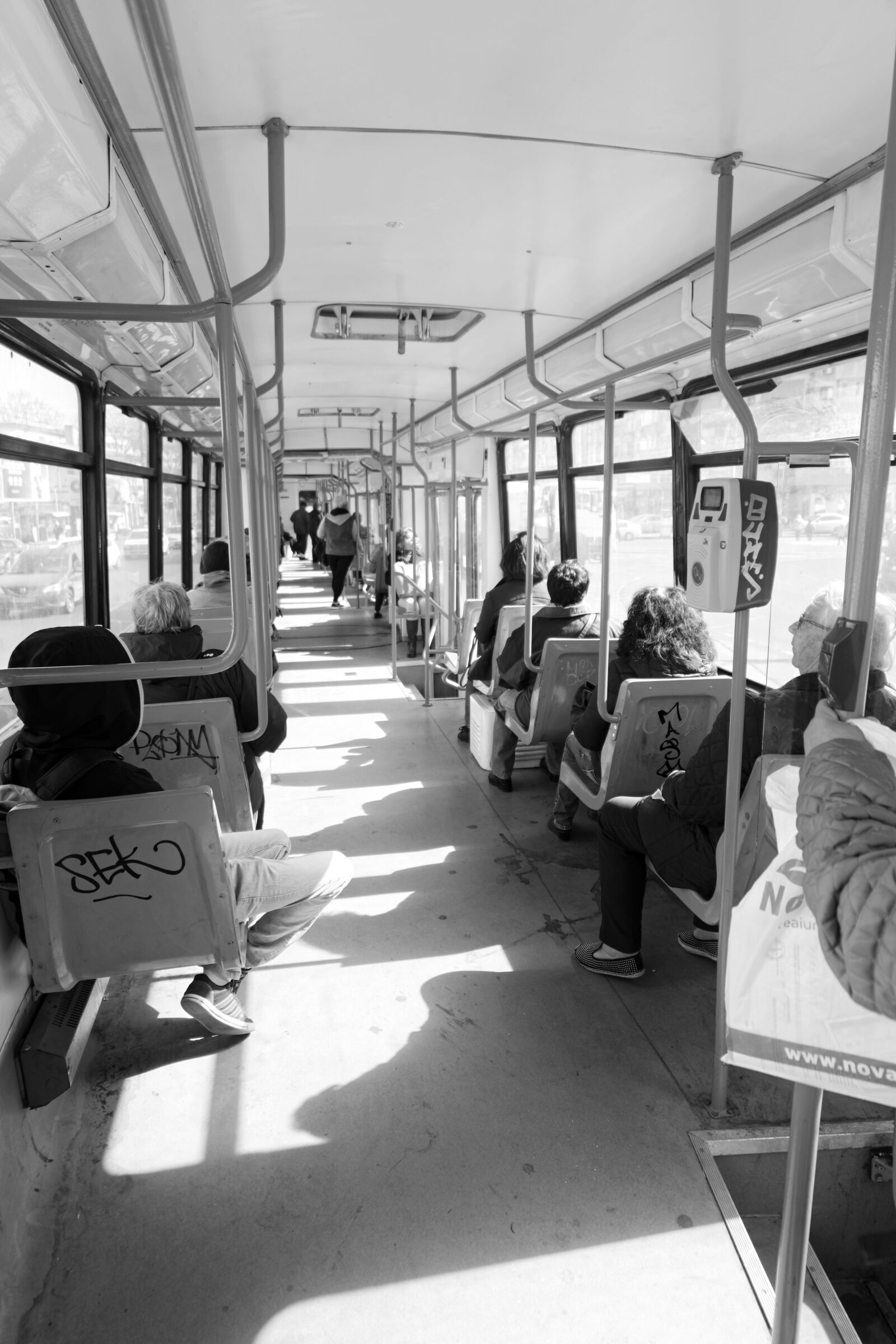Nikon D5300 sample photo. Tram, people, place photography