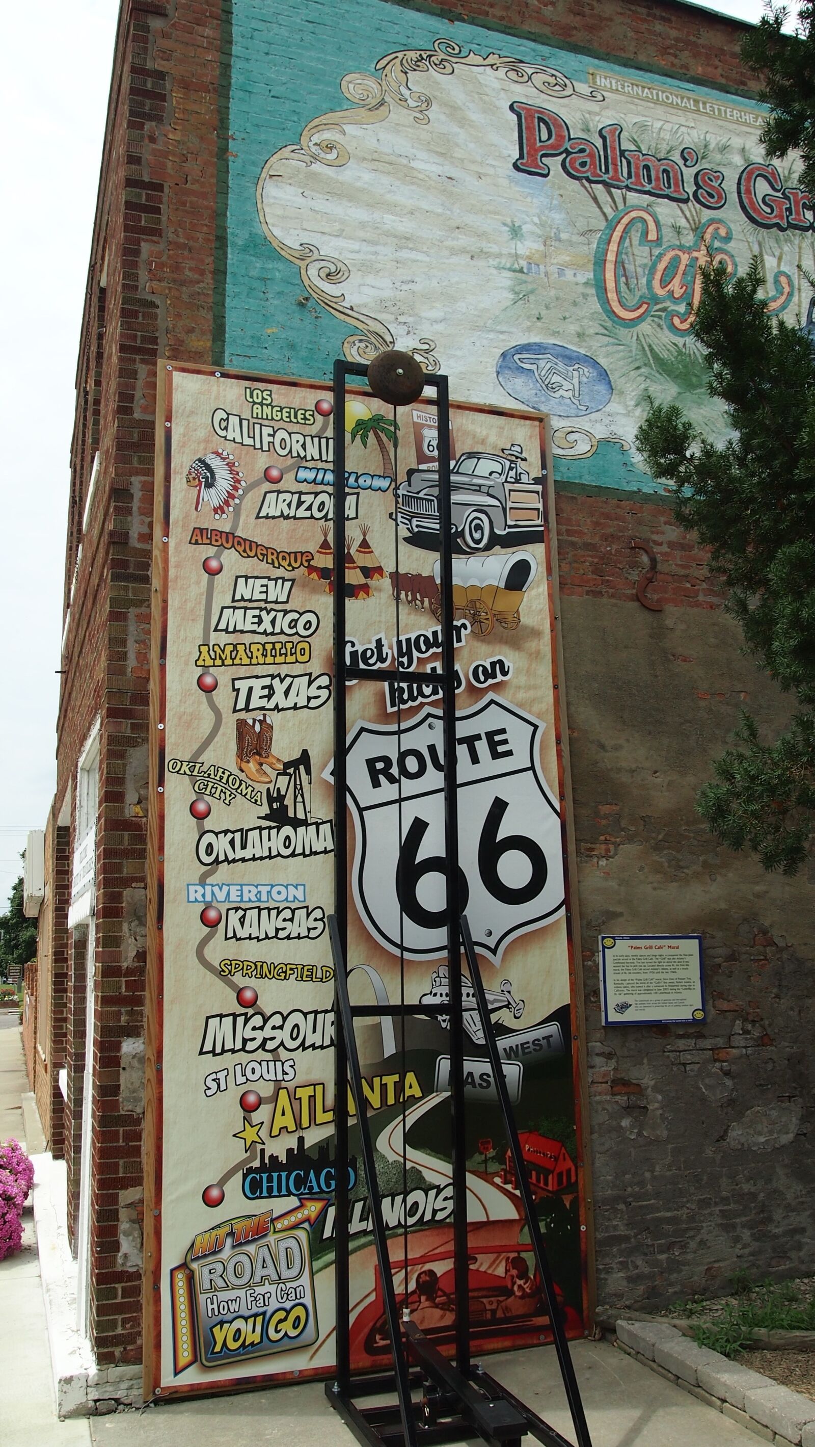 Olympus PEN E-PL3 sample photo. Route 66, illinois, old photography