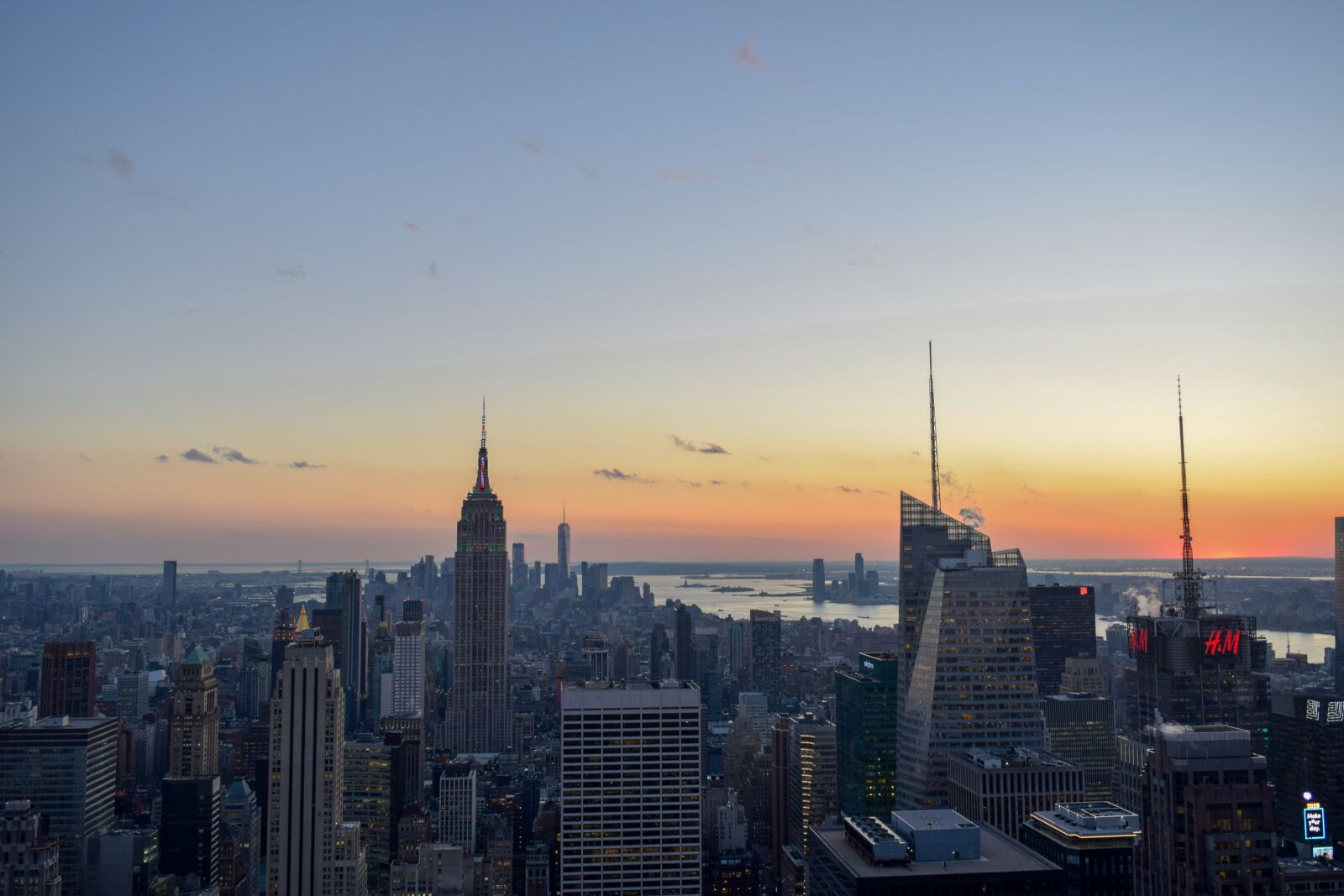 Nikon D3300 sample photo. Sunset, city, horizon photography