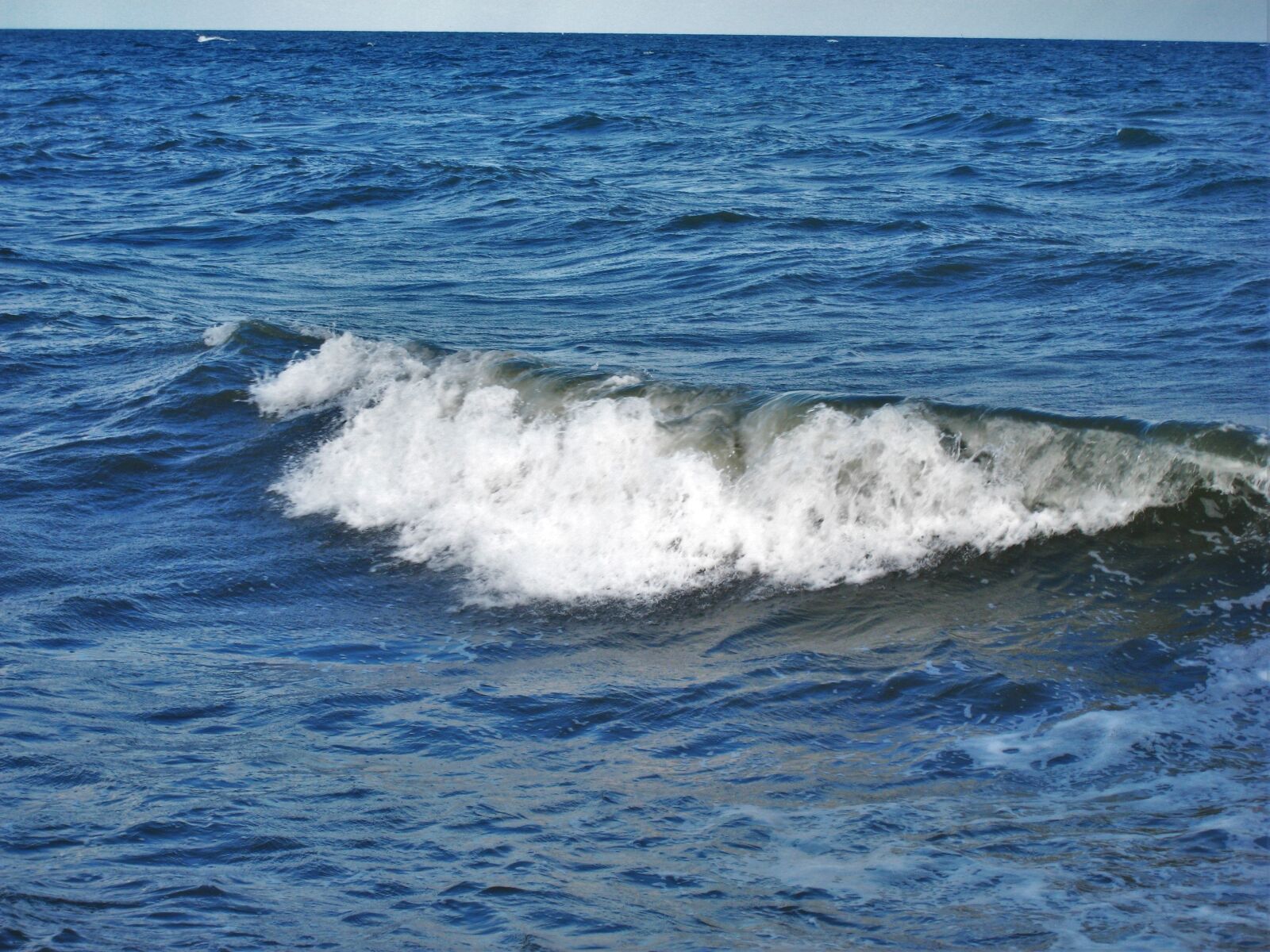 Canon DIGITAL IXUS 860 IS sample photo. Baltic wave, head, sea photography