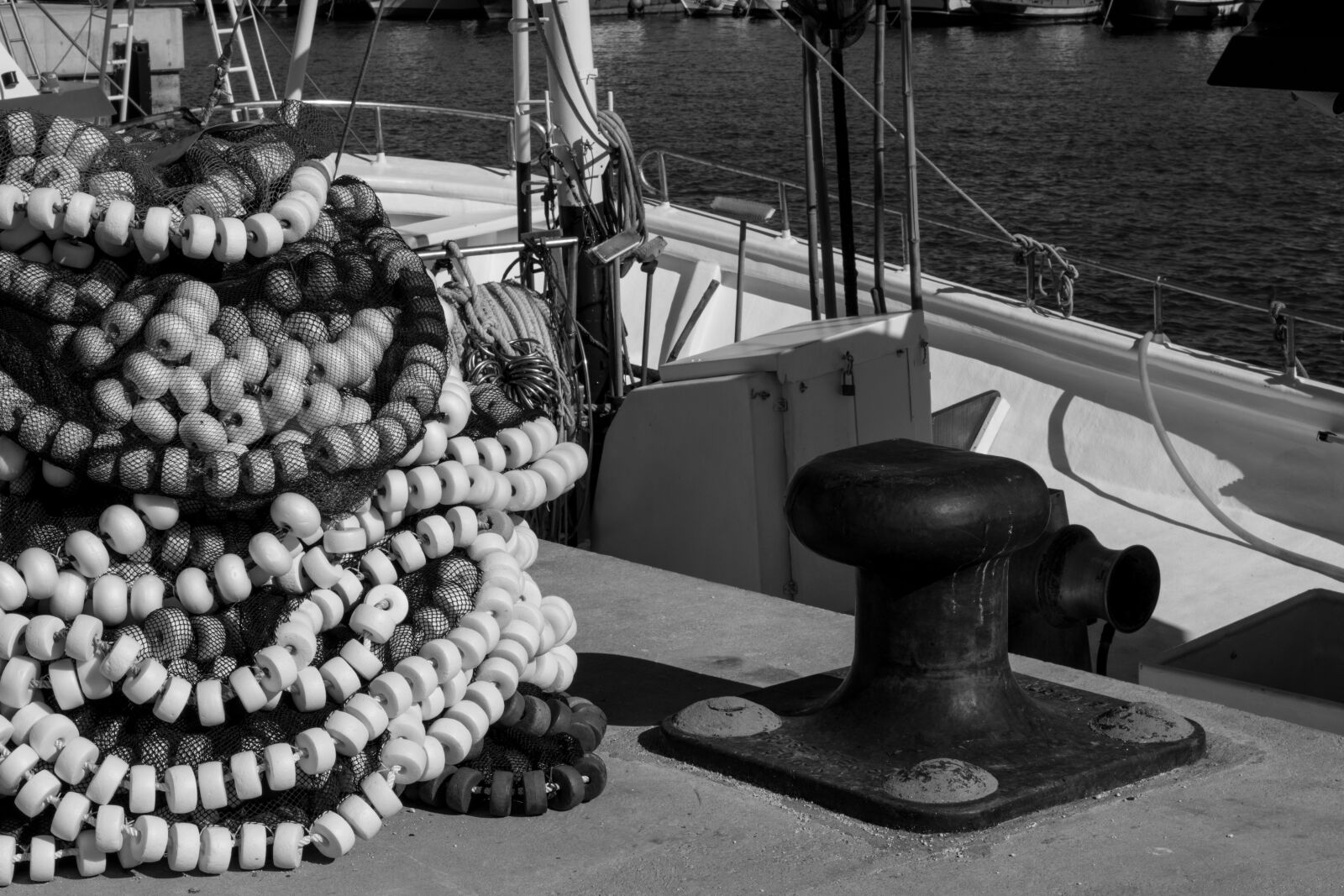 Nikon D5500 sample photo. Boats, spring, port photography