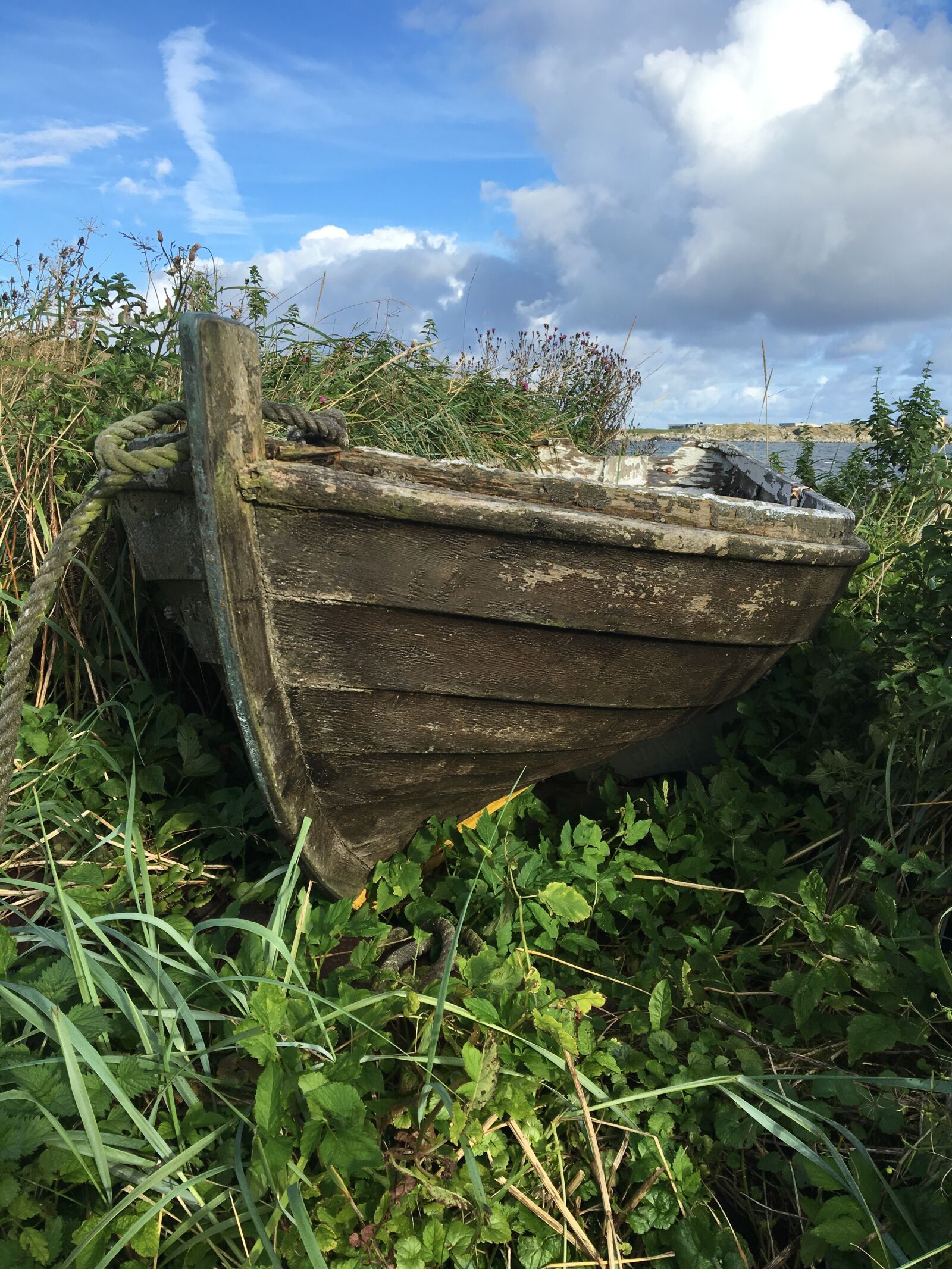 Apple iPhone 6s sample photo. Old, boat, wreck photography