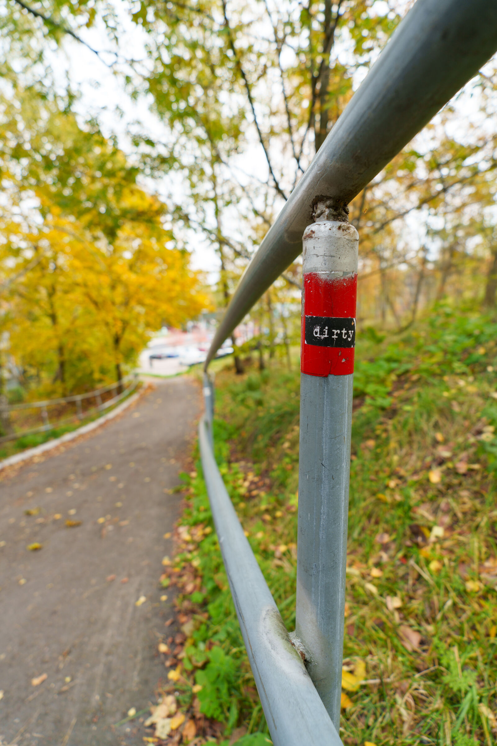 Sony a7R V sample photo. Fence street photography