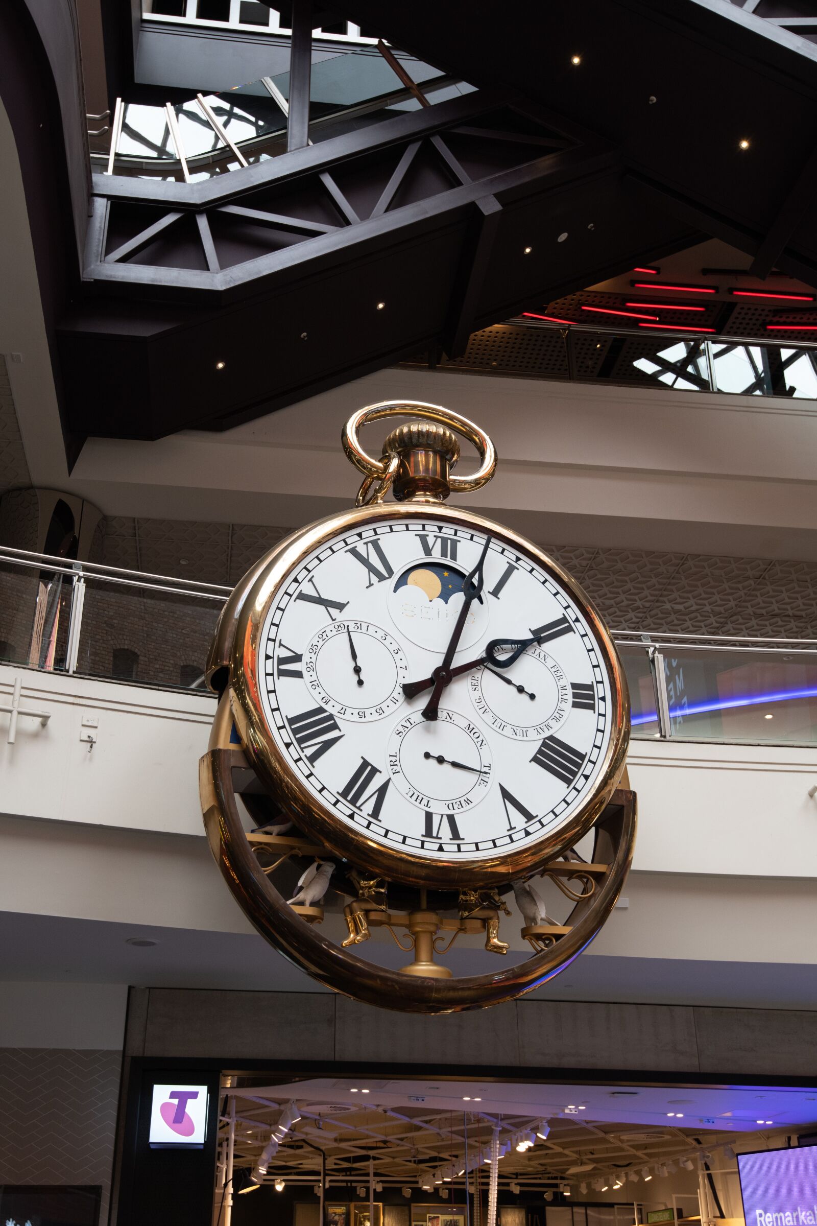 Nikon D850 sample photo. Clock, melbourne, melbourne central photography