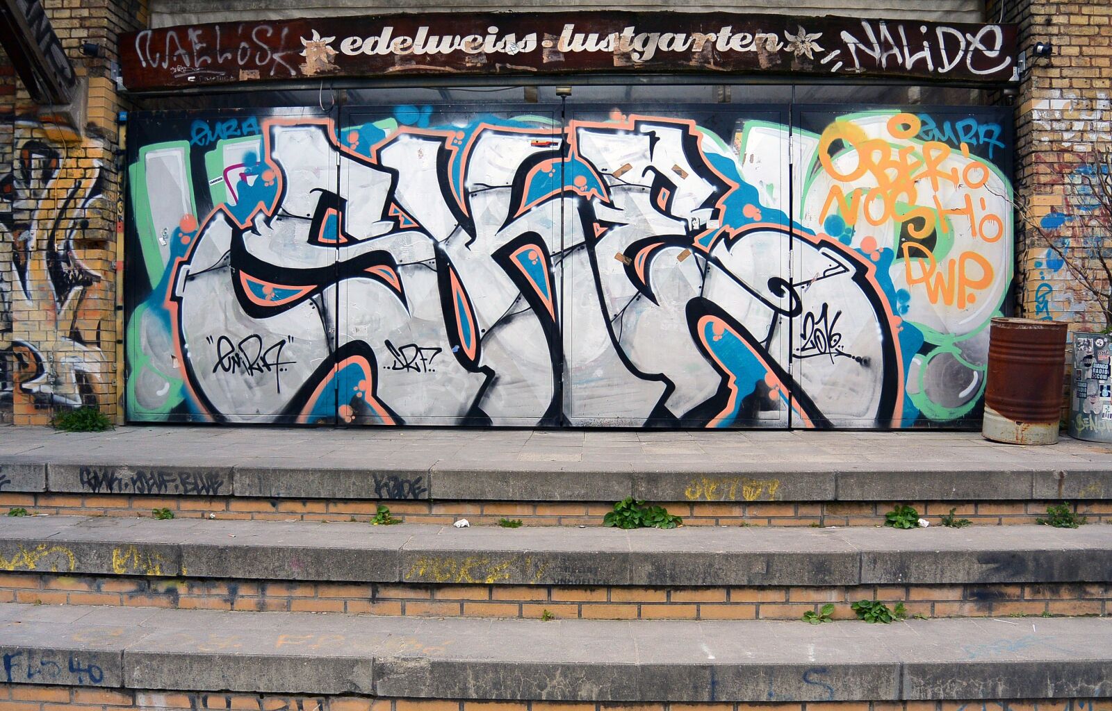 Nikon 1 Nikkor 11-27.5mm F3.5-5.6 sample photo. Graffiti, street art, urban photography