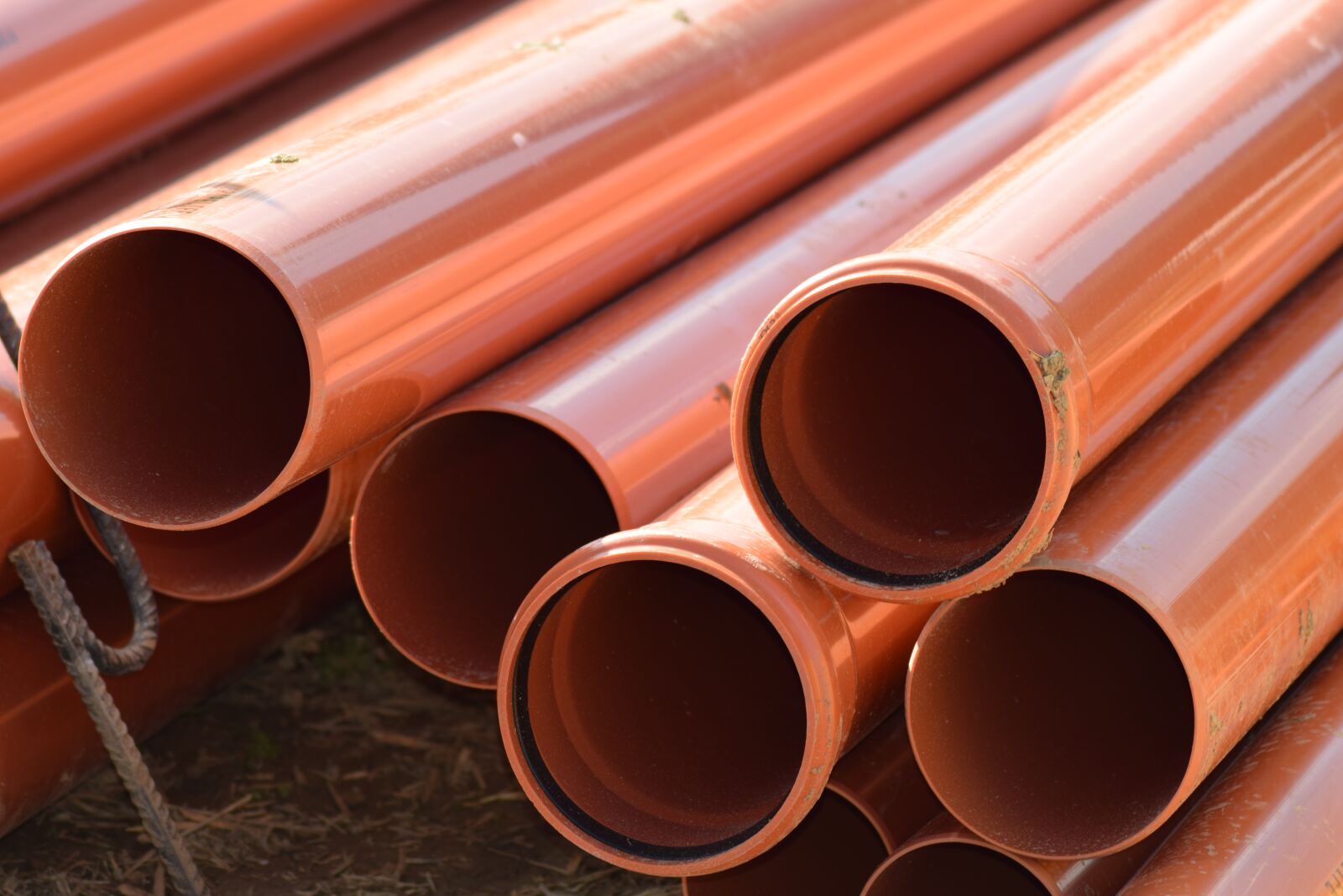 Nikon D5300 sample photo. Sewer pipes, tube, construction photography